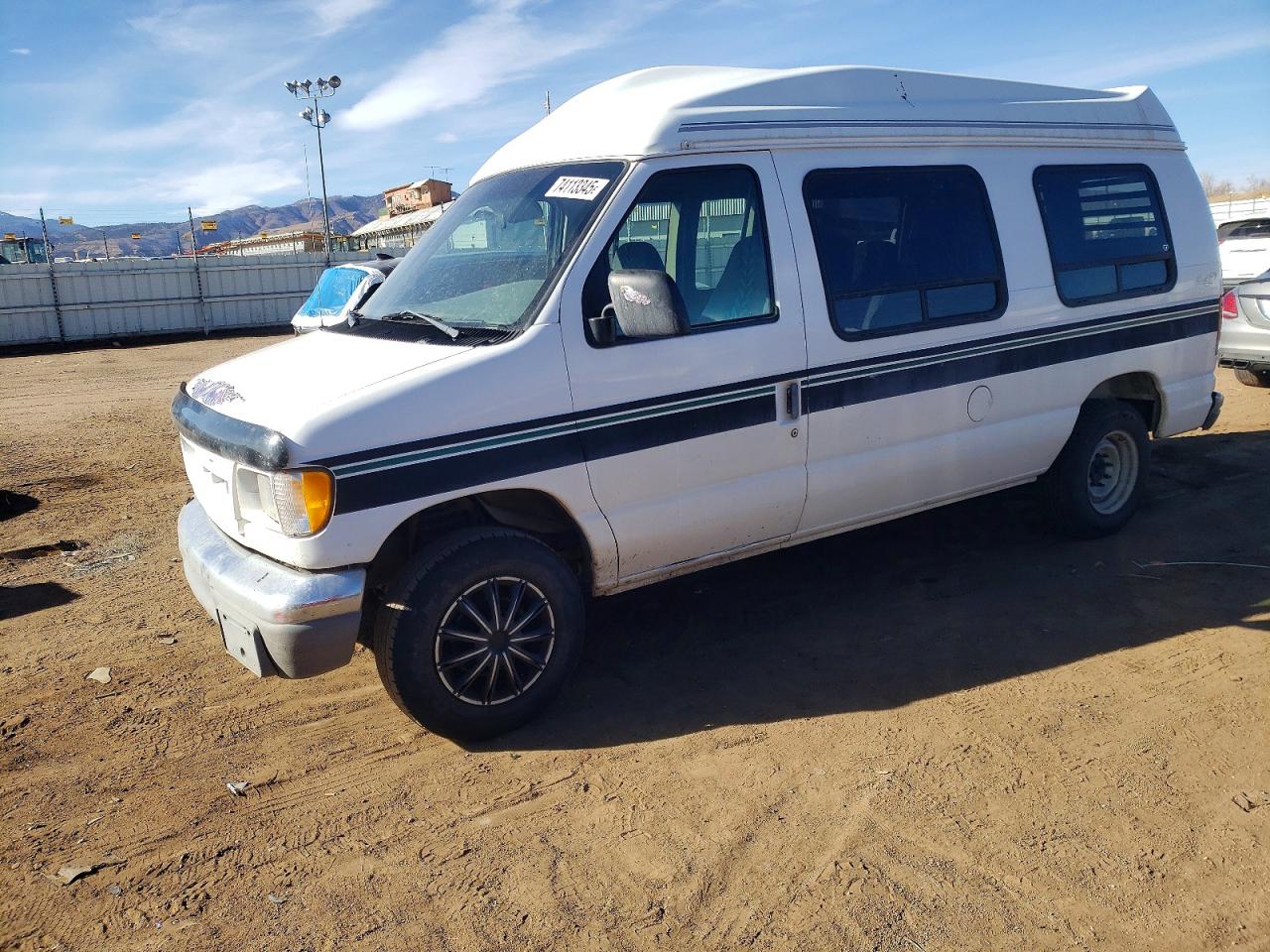 1998 Ford Econoline E250 Van White vin: 1FTNE24L5WHB73059