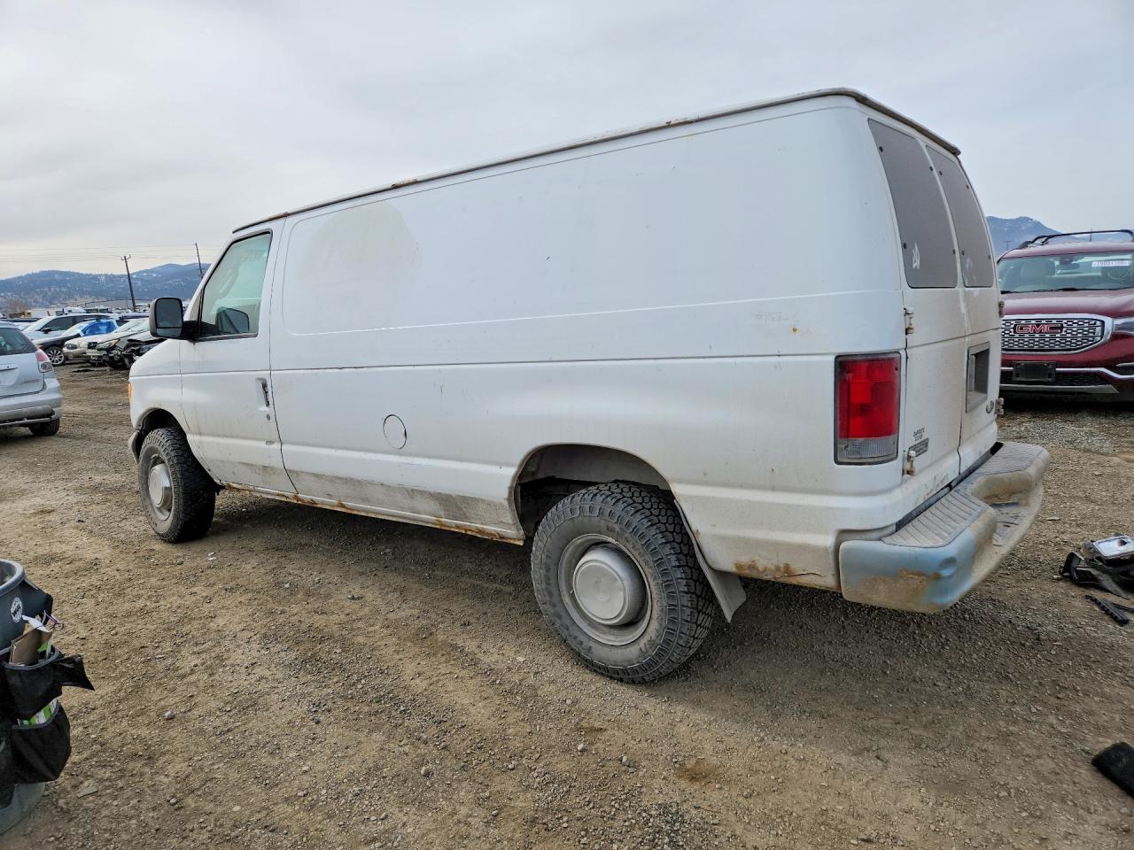 2004 Ford Econoline E250 Van White vin: 1FTNE24L64HA51713