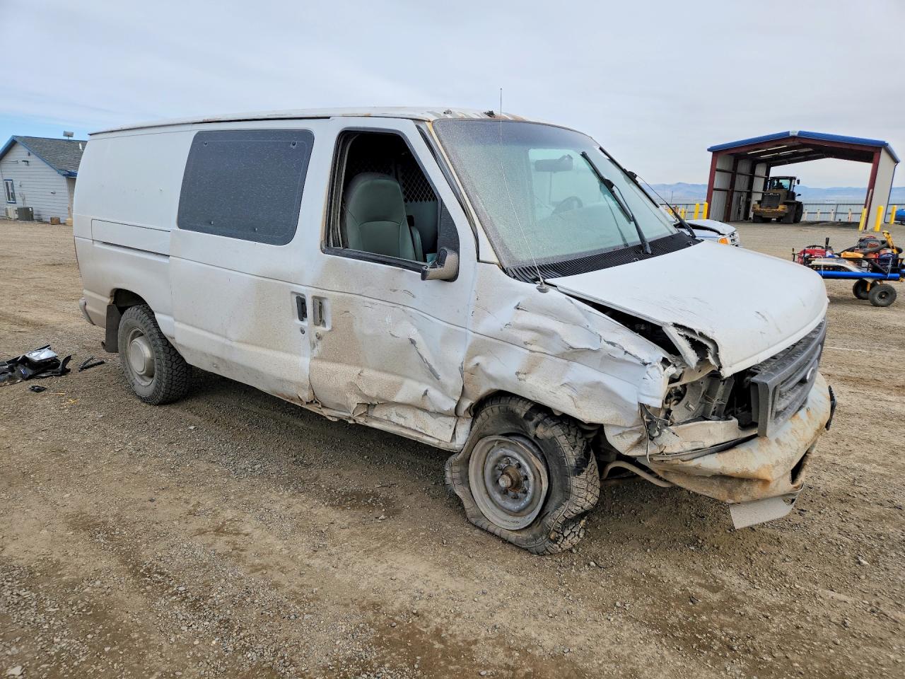 2004 Ford Econoline E250 Van White vin: 1FTNE24L64HA51713