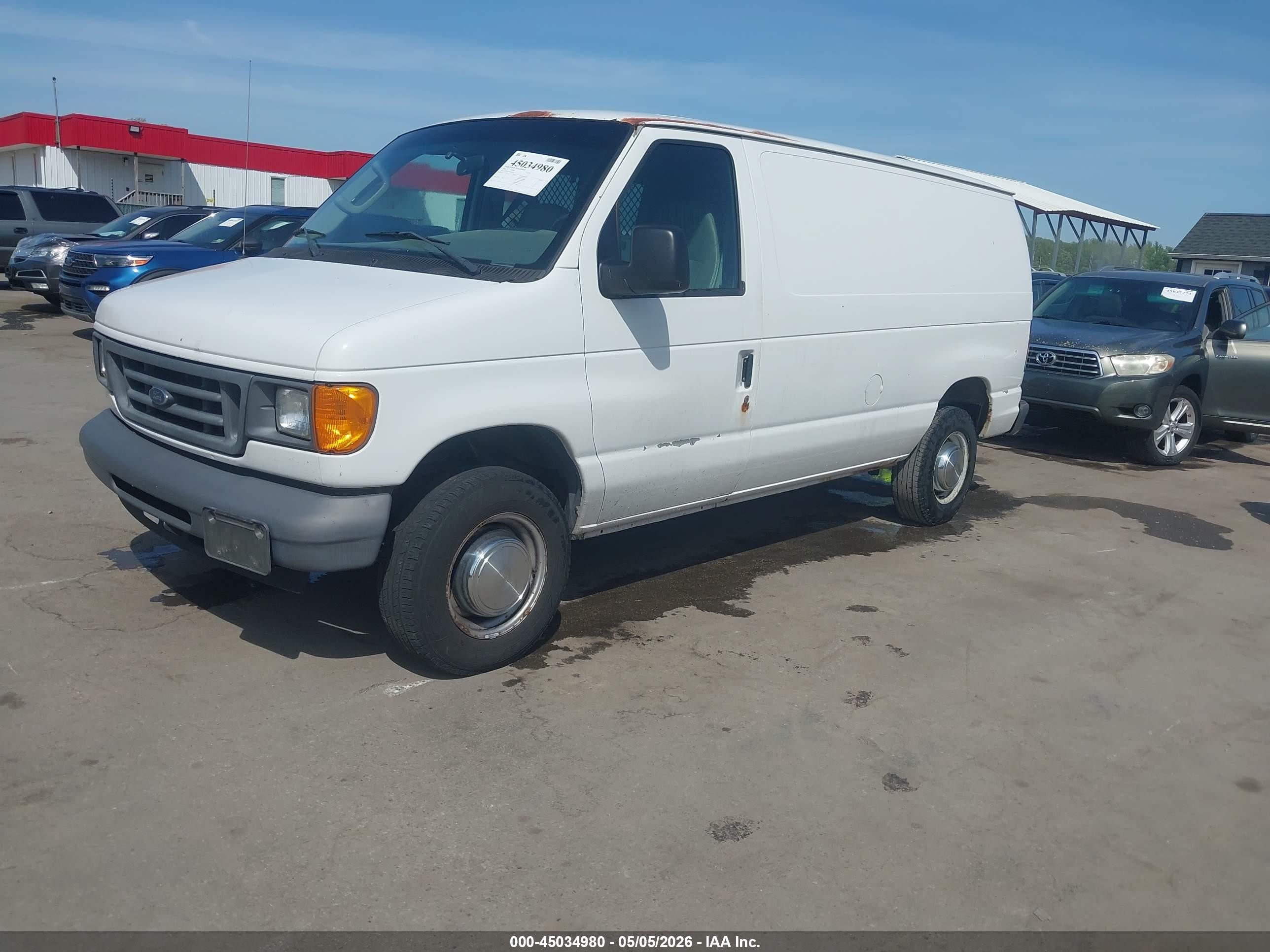 2006 Ford E-250 Commercial/recreational White vin: 1FTNE24L66DB16473