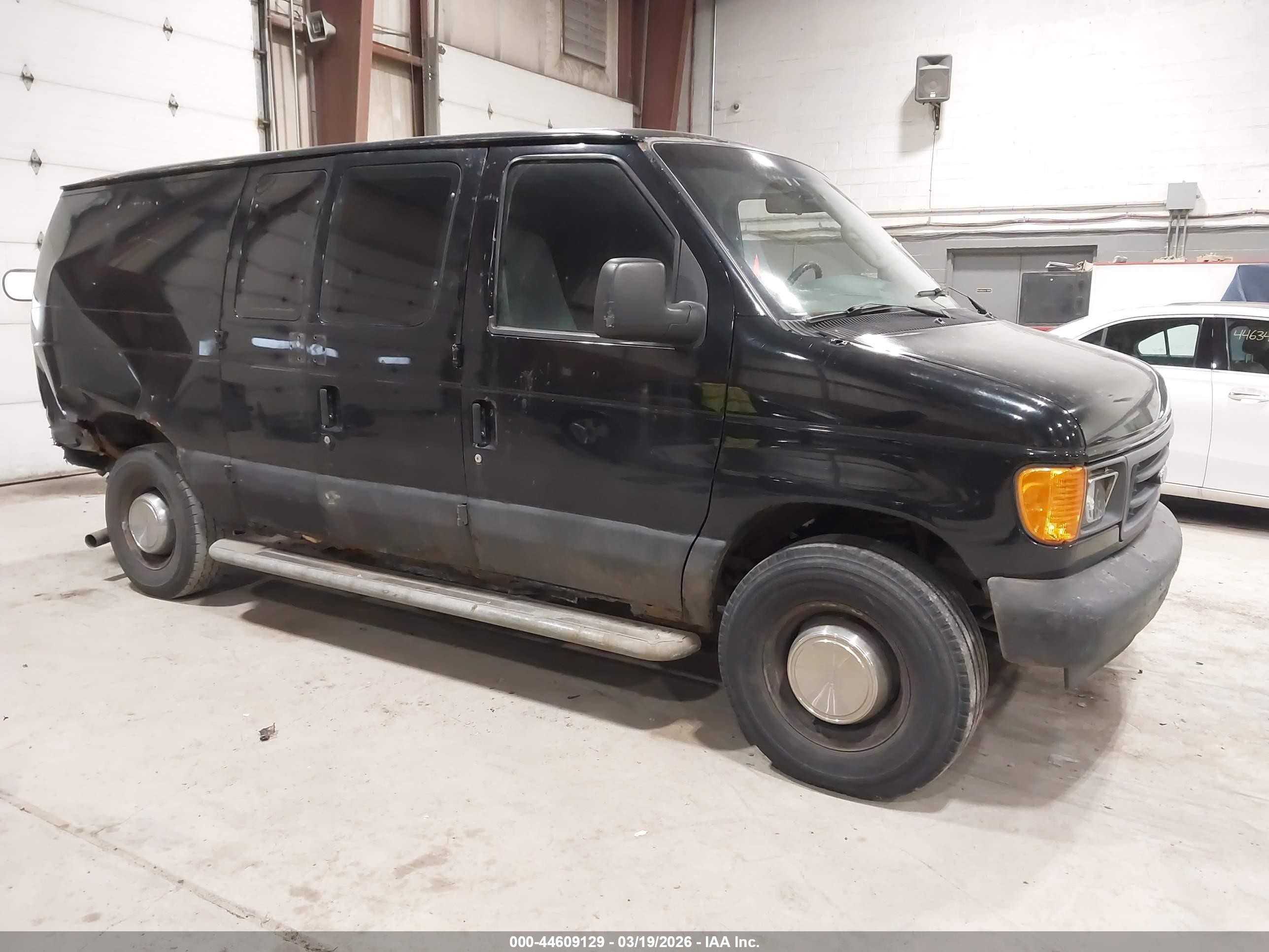 2006 Ford E-250 Commercial/recreational Black vin: 1FTNE24L66HA07326