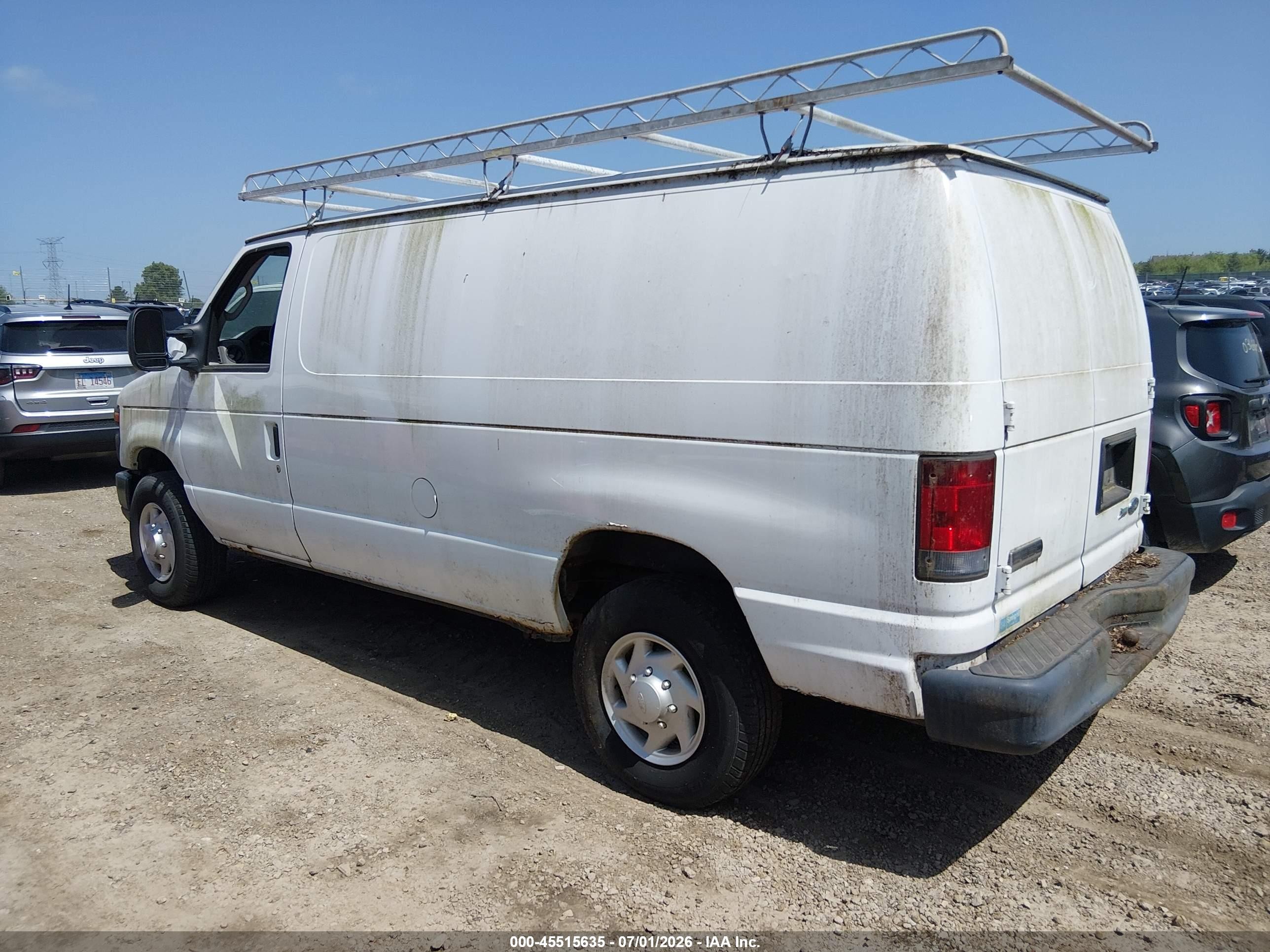 2009 Ford E-250 Commercial/recreational White vin: 1FTNE24L79DA15947