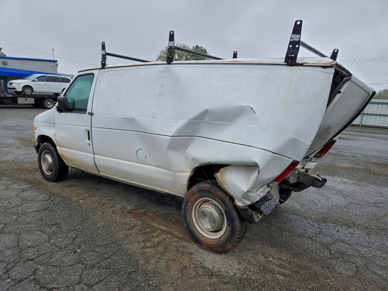 2001 Ford Econoline E250 Van White vin: 1FTNE24L91HB20194