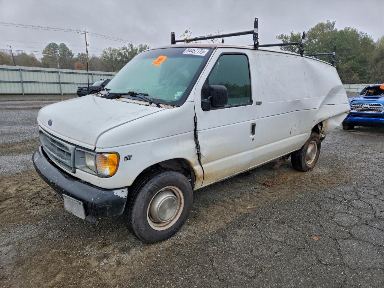 2001 Ford Econoline E250 Van White vin: 1FTNE24L91HB20194