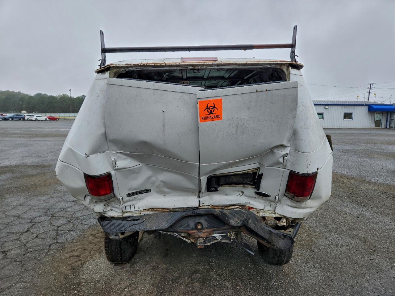 2001 Ford Econoline E250 Van White vin: 1FTNE24L91HB20194