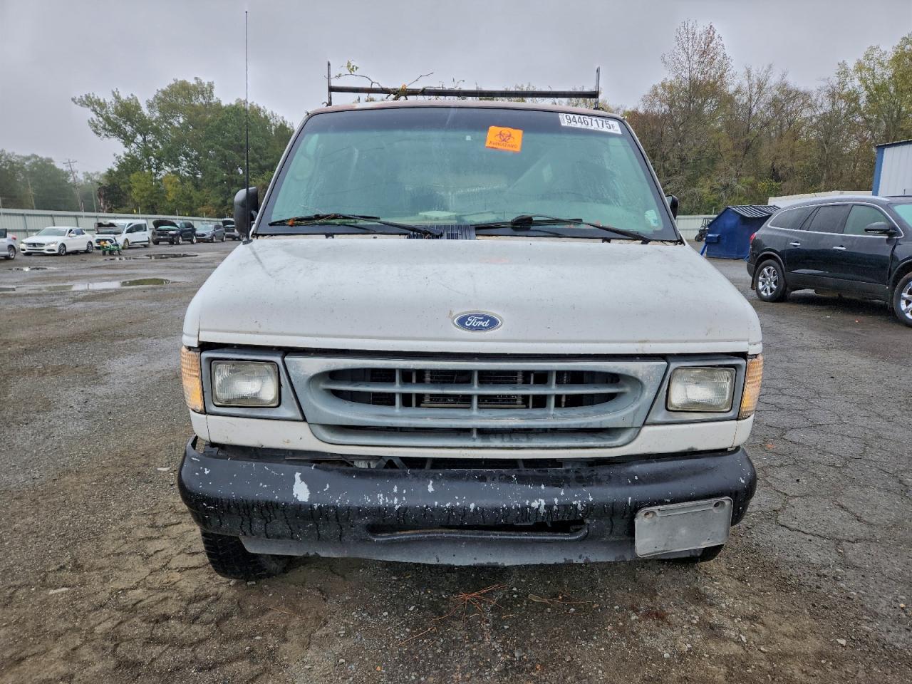 2001 Ford Econoline E250 Van White vin: 1FTNE24L91HB20194