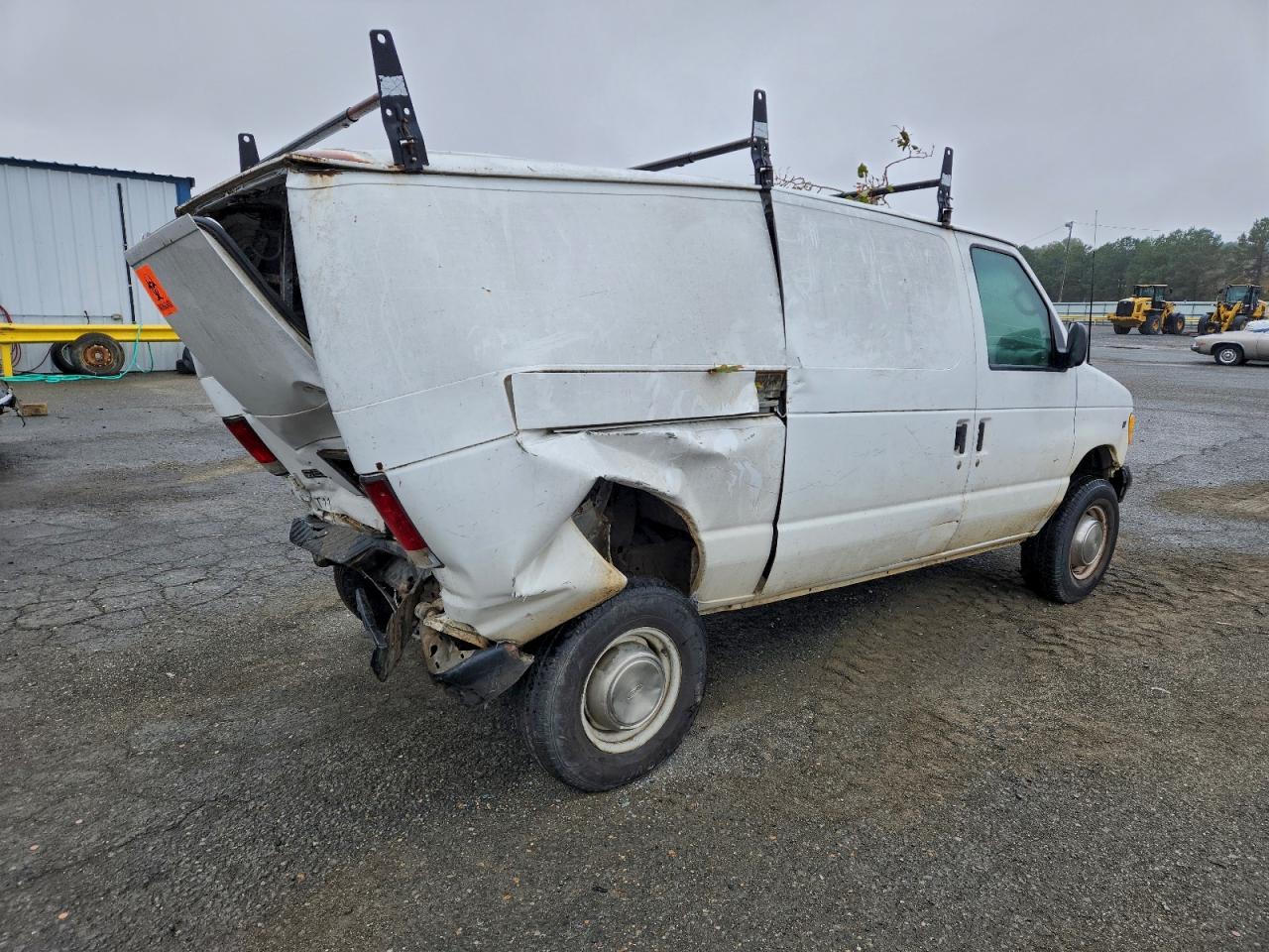 2001 Ford Econoline E250 Van White vin: 1FTNE24L91HB20194