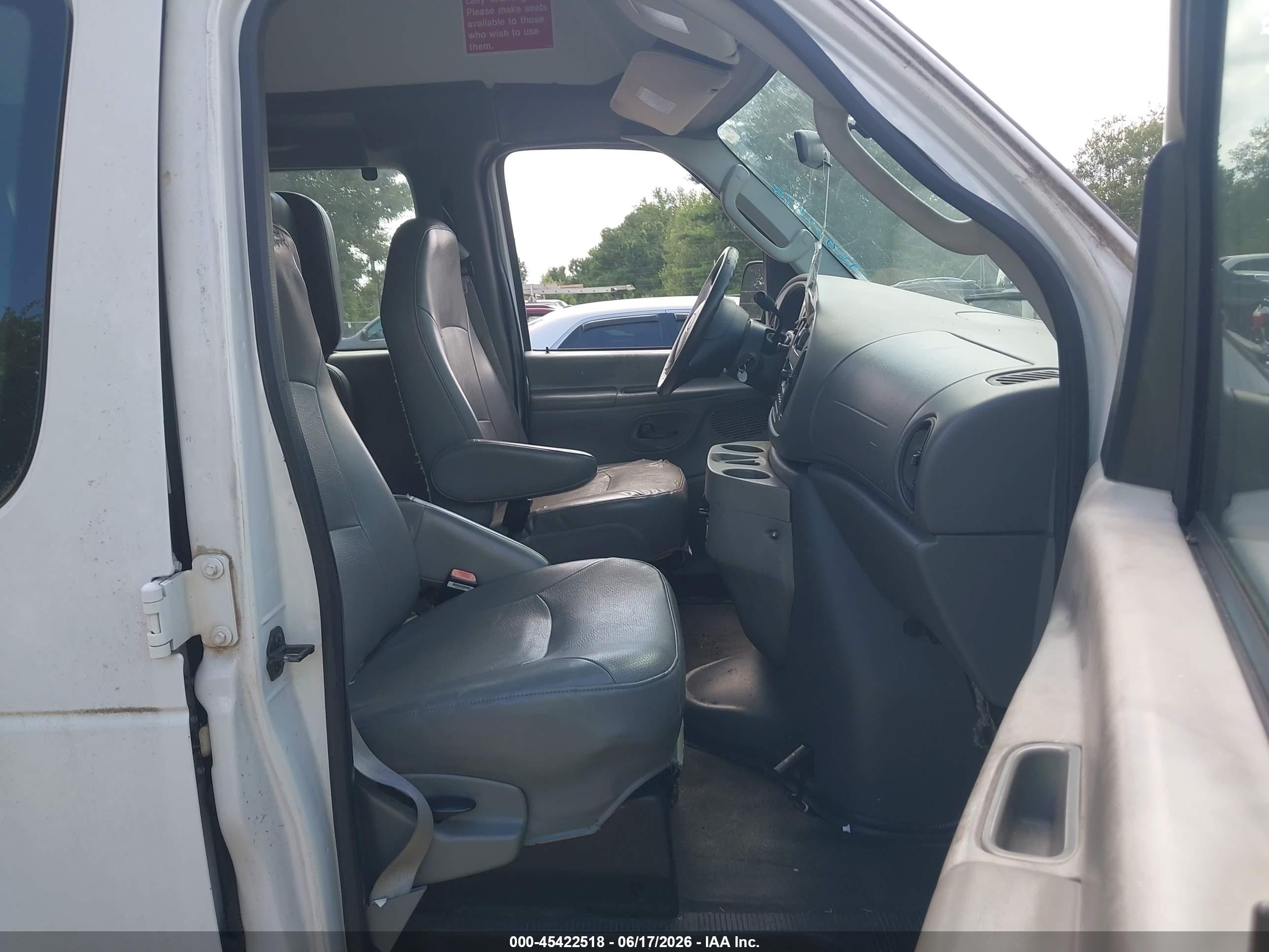 2006 Ford E-250 Commercial/recreational White vin: 1FTNE24L96DA24841