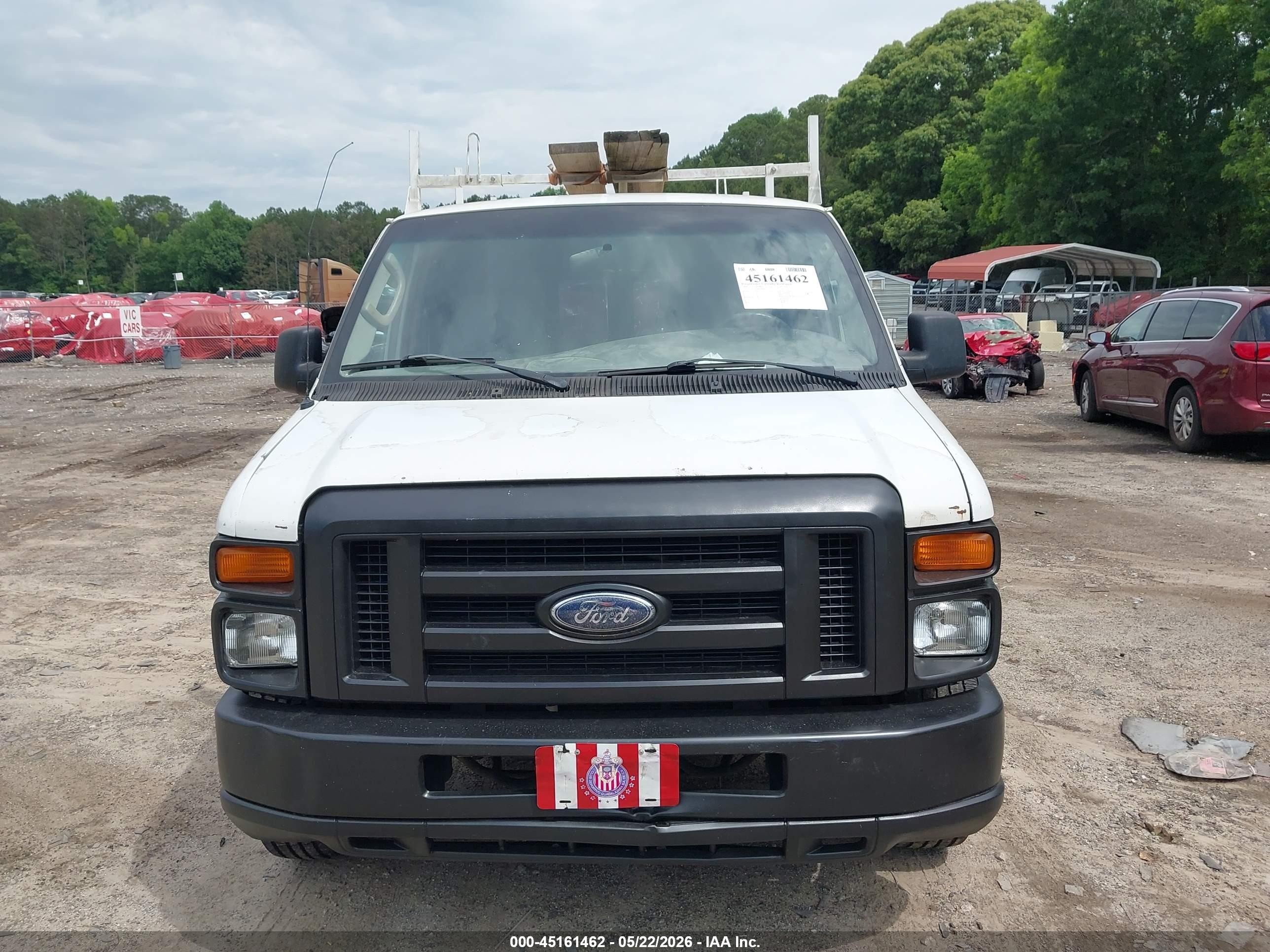2008 Ford E-250 Commercial/recreational White vin: 1FTNE24L98DA48849