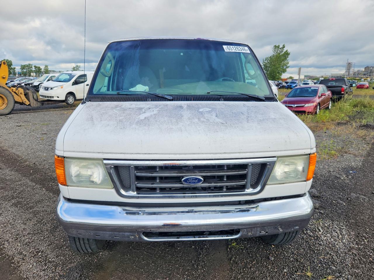 2007 Ford Econoline E250 Van White vin: 1FTNE24W07DA68433