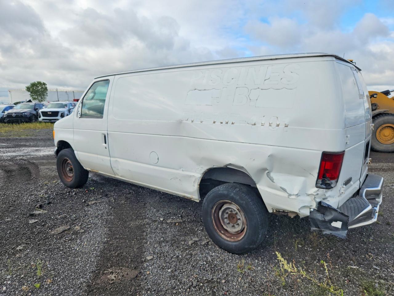 2007 Ford Econoline E250 Van White vin: 1FTNE24W07DA68433