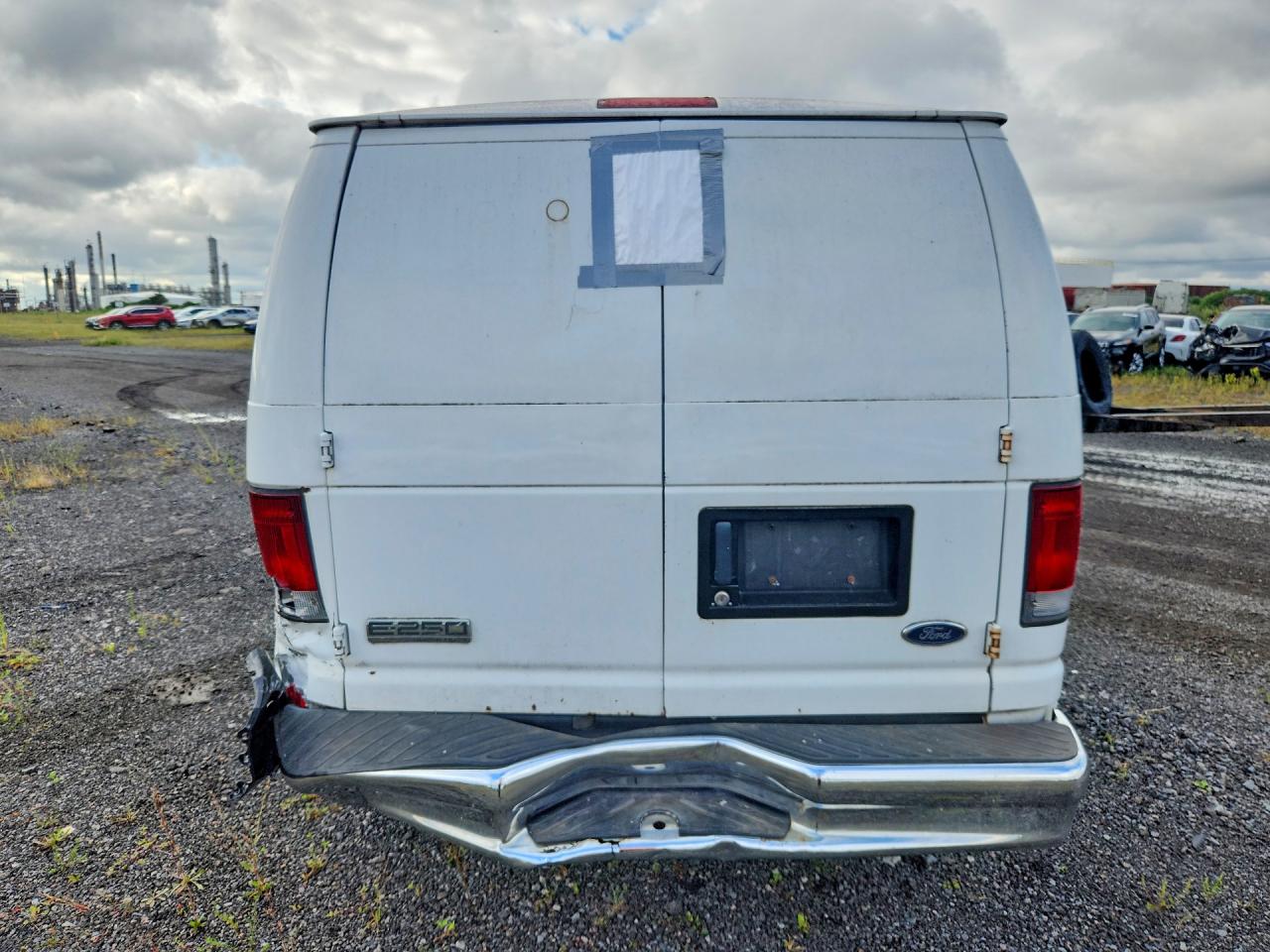 2007 Ford Econoline E250 Van White vin: 1FTNE24W07DA68433