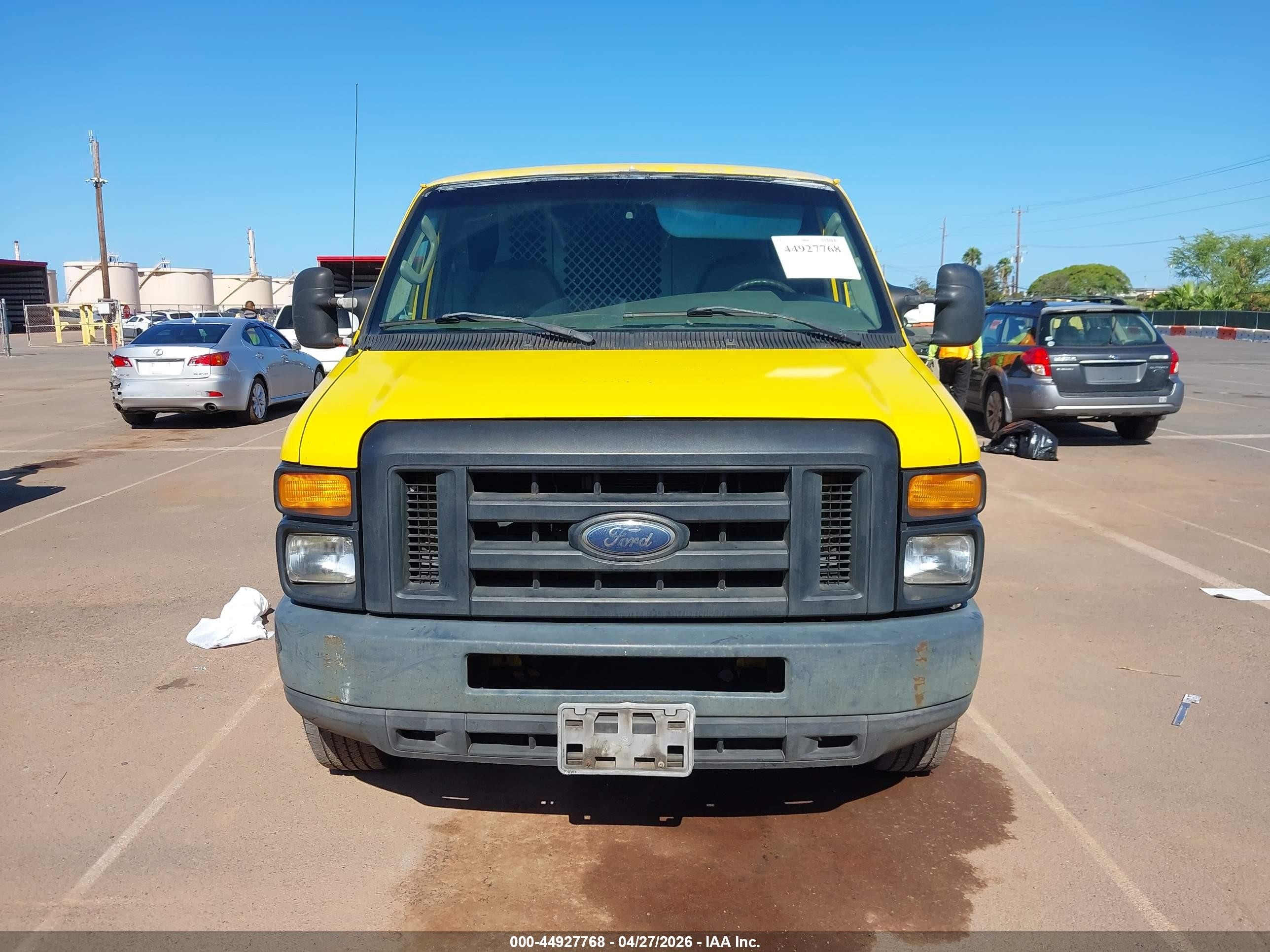 2008 Ford E-250 Commercial/recreational Желтый vin: 1FTNE24W08DB19267