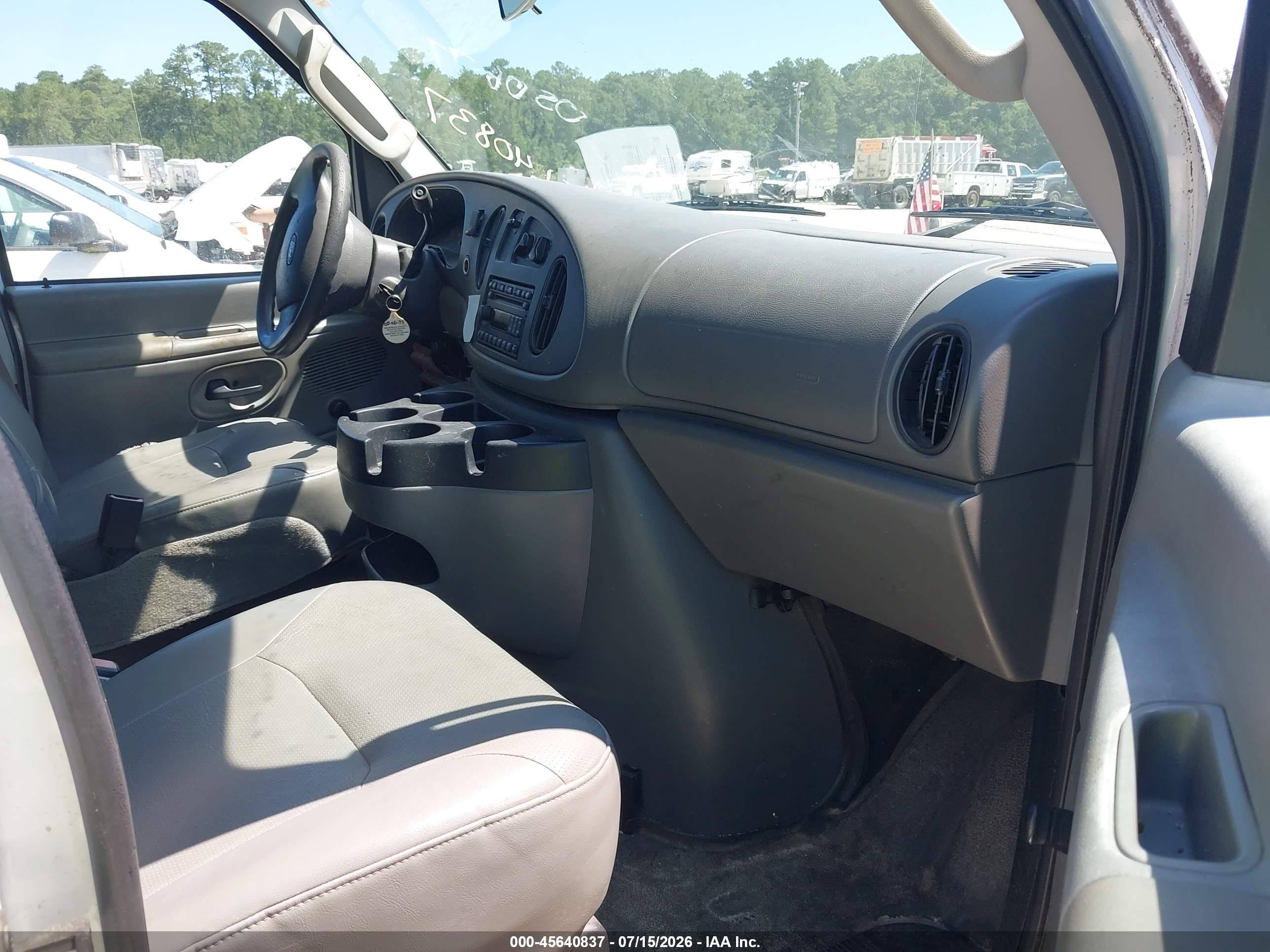2006 Ford E-250 Commercial/recreational White vin: 1FTNE24W16DA25895