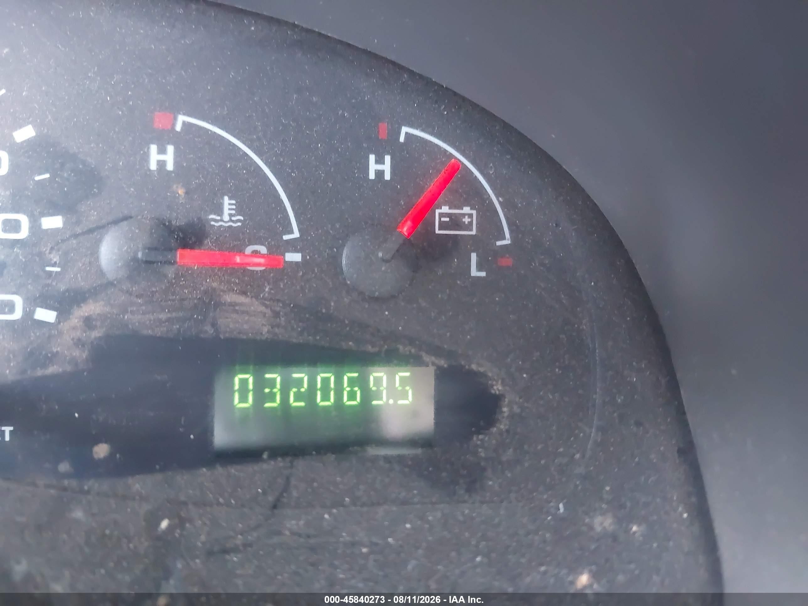 2007 Ford E-250 Commercial/recreational White vin: 1FTNE24W17DB26694