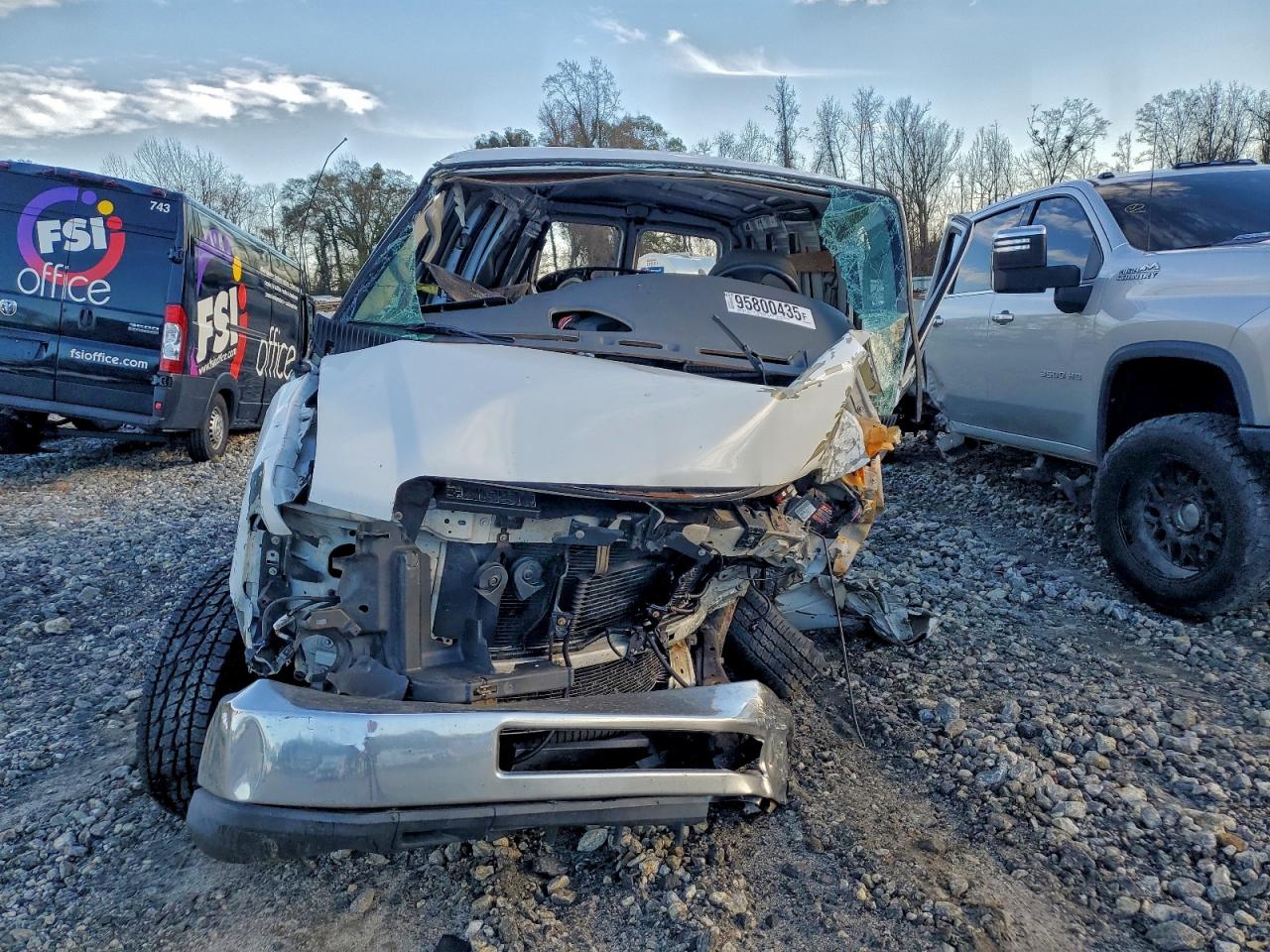 2008 Ford Econoline E250 Van White vin: 1FTNE24W28DA67902