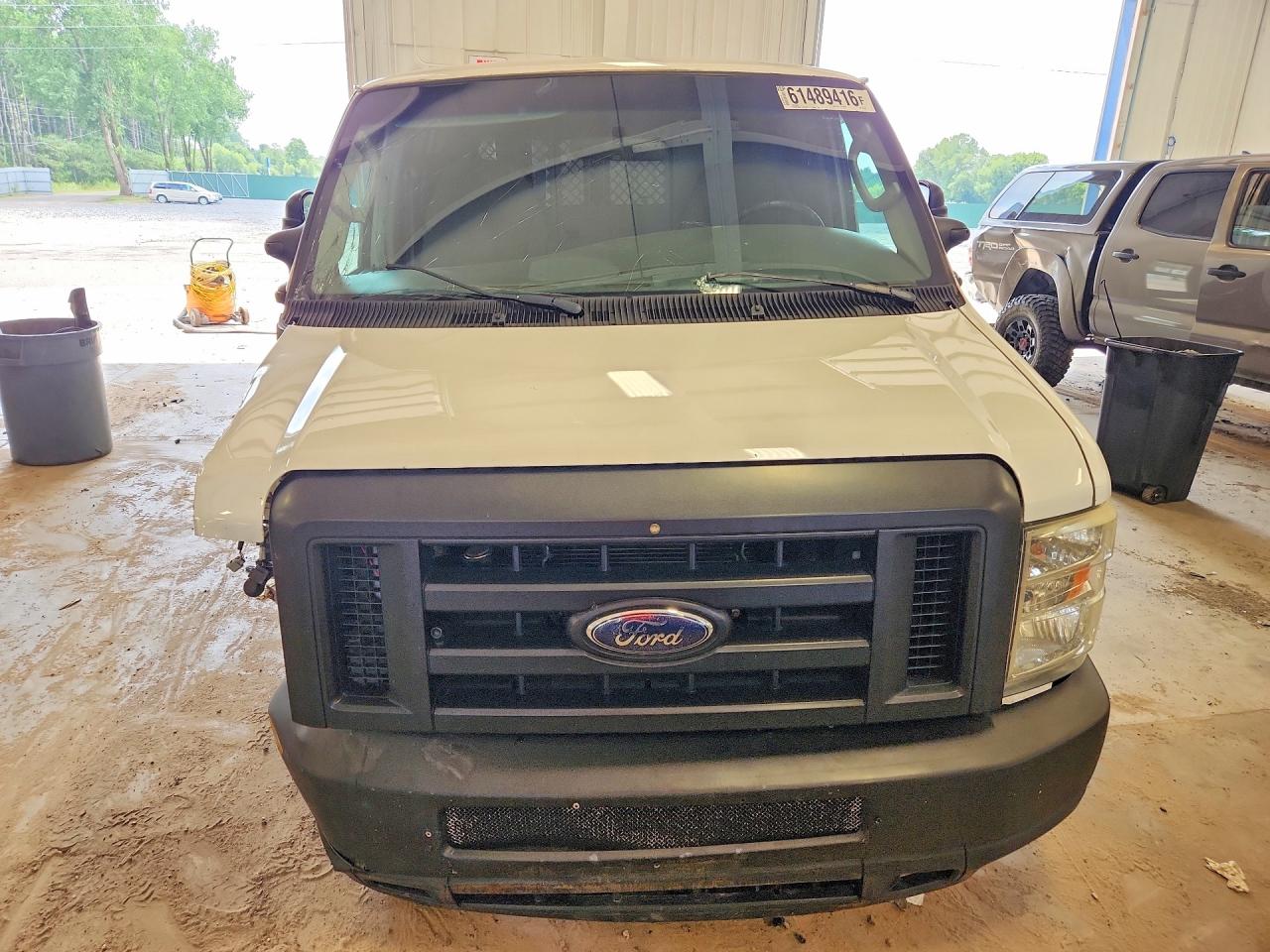 2008 Ford Econoline E250 Van White vin: 1FTNE24W28DA92556