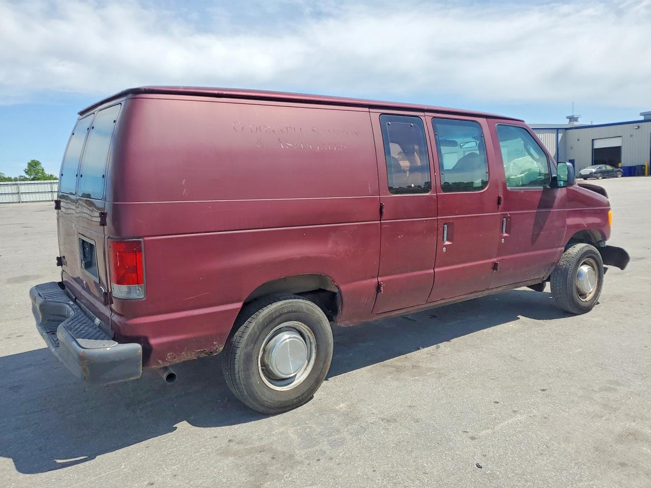 2004 Ford Econoline E250 Van Burgundy vin: 1FTNE24W34HB52170
