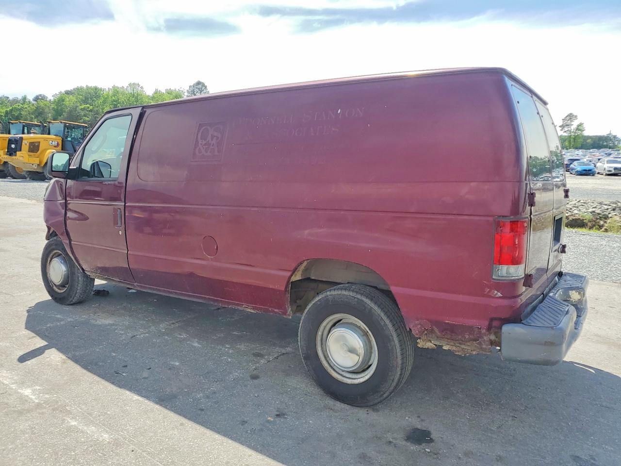 2004 Ford Econoline E250 Van Burgundy vin: 1FTNE24W34HB52170