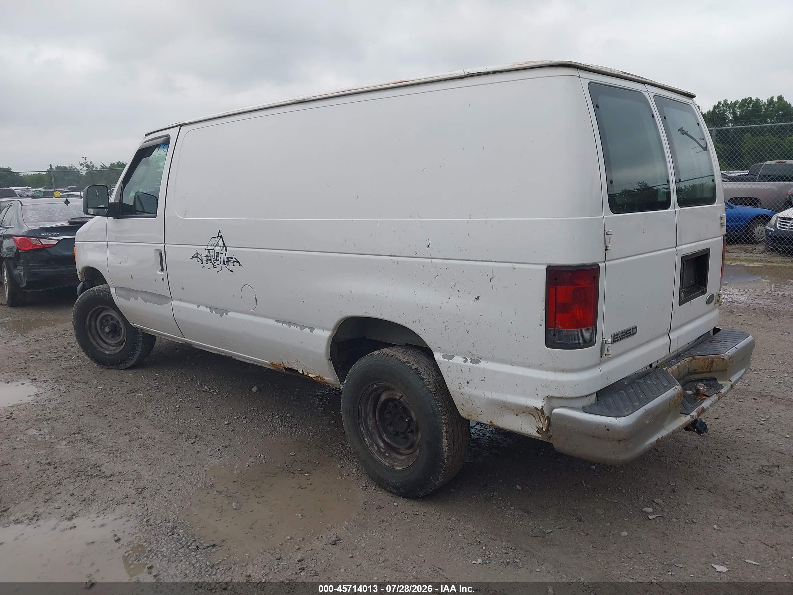 2006 Ford E-250 Commercial/recreational Белый vin: 1FTNE24W46DA75710