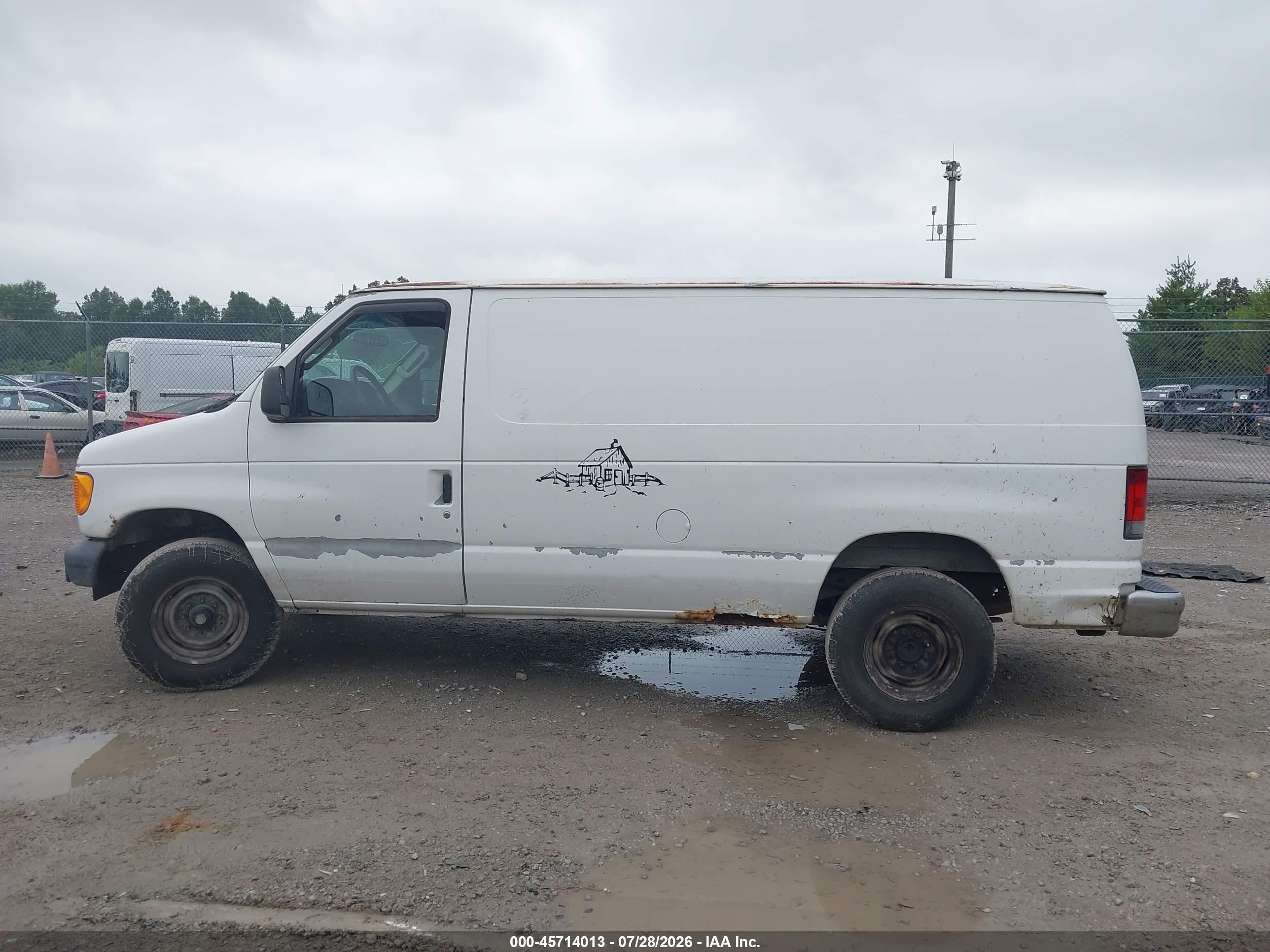 2006 Ford E-250 Commercial/recreational Белый vin: 1FTNE24W46DA75710