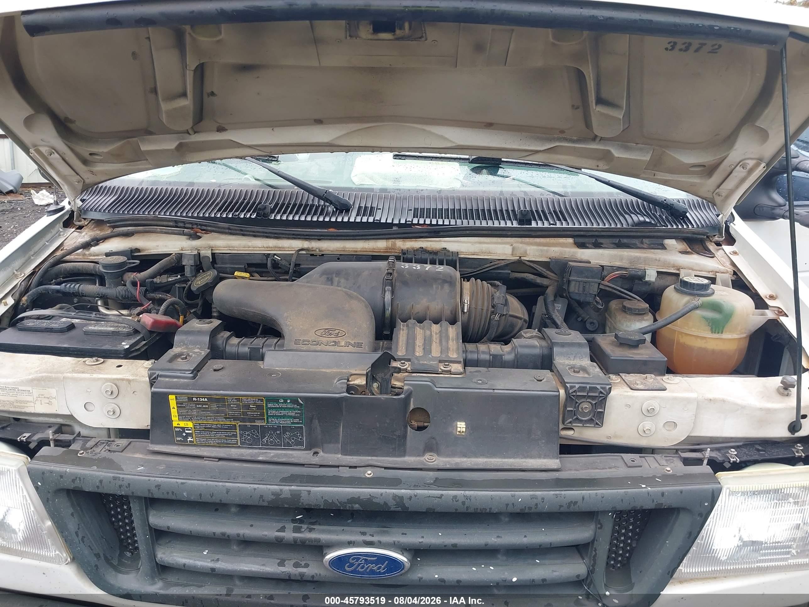 2006 Ford E-250 Commercial/recreational Белый vin: 1FTNE24W46HA09456