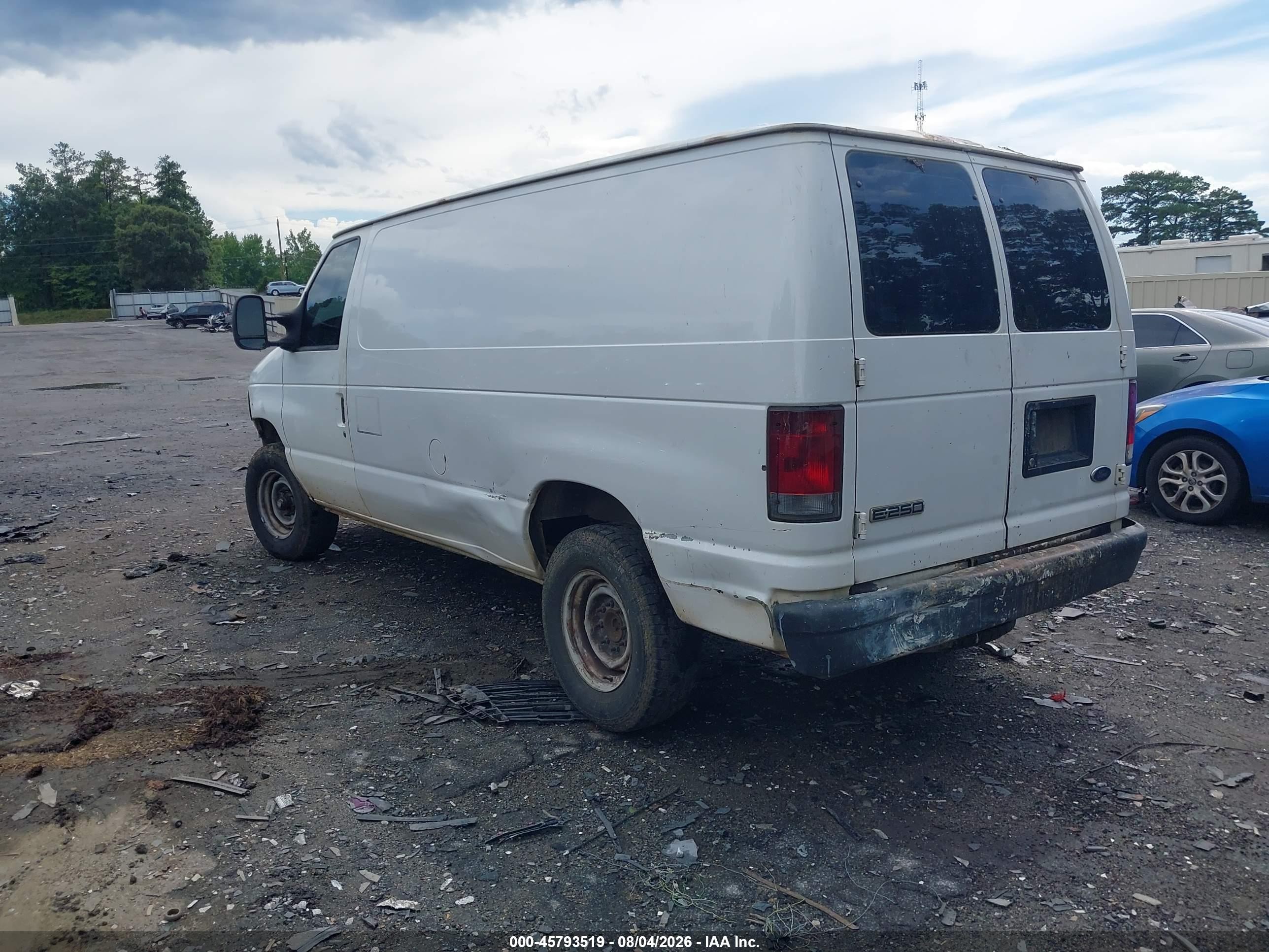 2006 Ford E-250 Commercial/recreational Белый vin: 1FTNE24W46HA09456