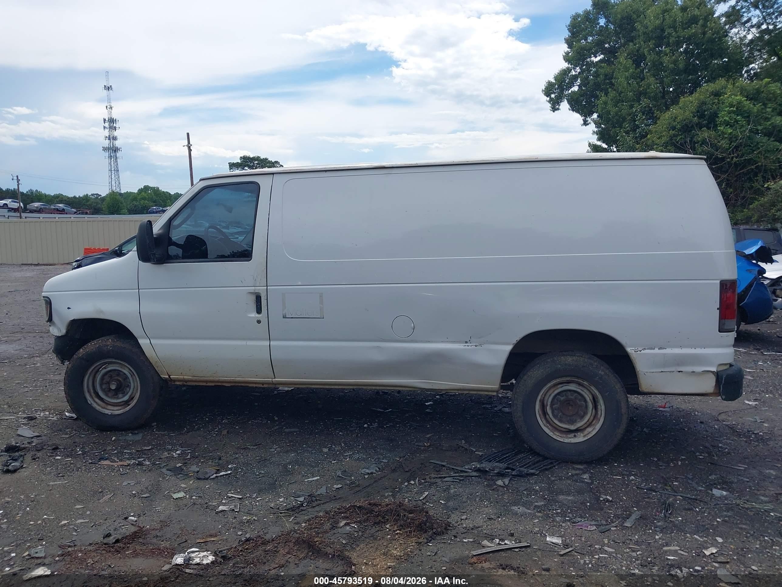 2006 Ford E-250 Commercial/recreational Белый vin: 1FTNE24W46HA09456