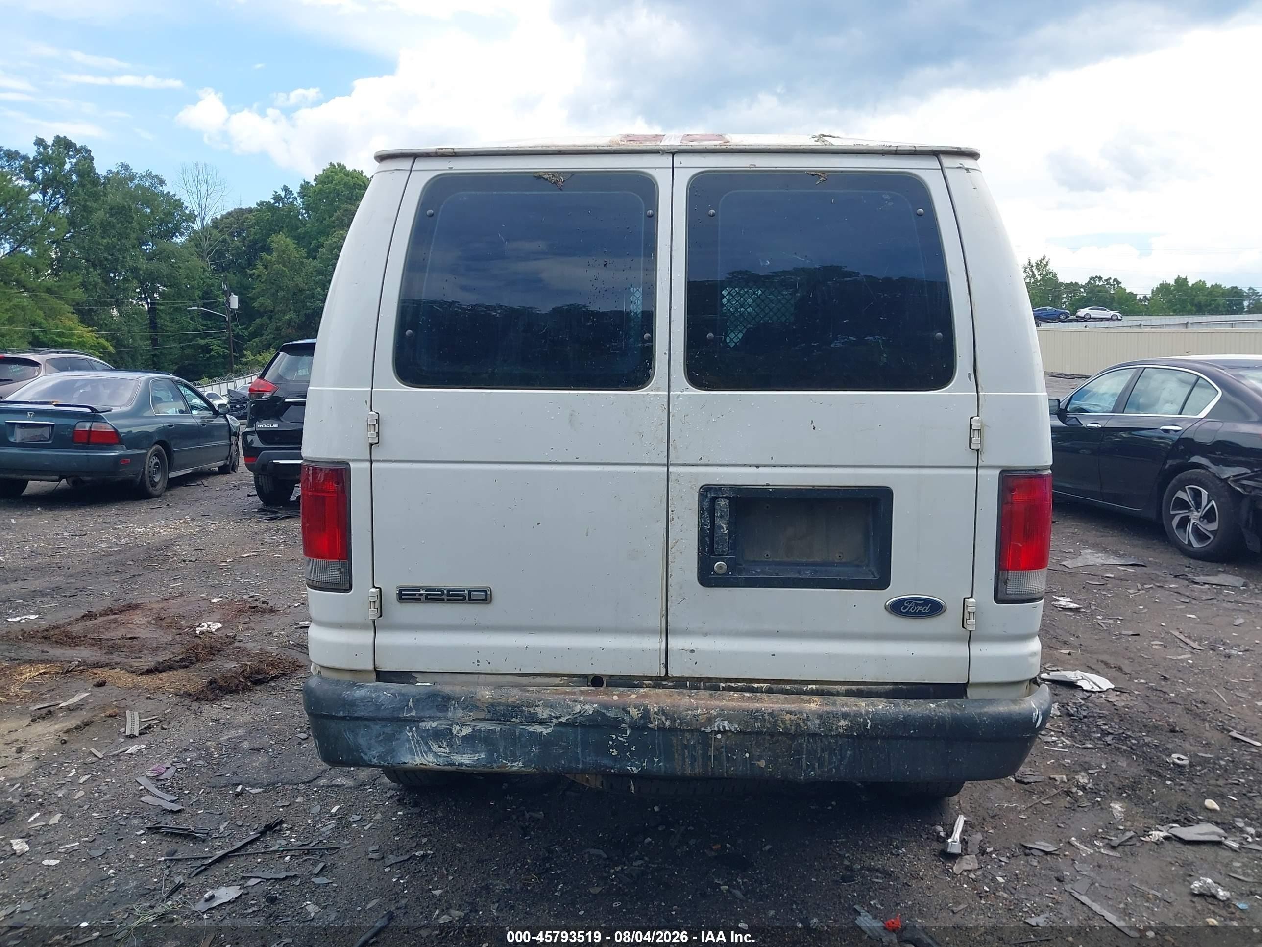 2006 Ford E-250 Commercial/recreational Белый vin: 1FTNE24W46HA09456