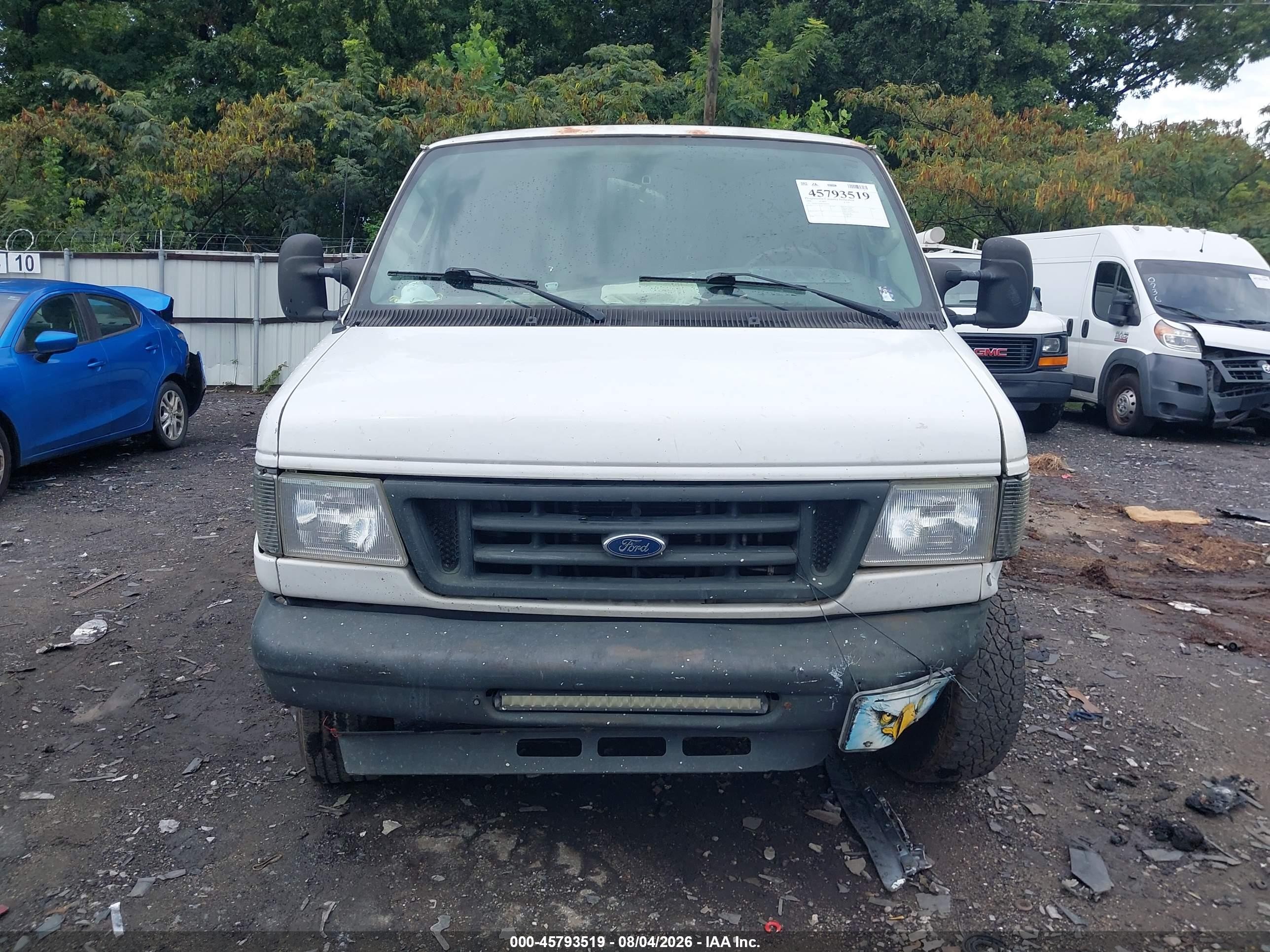 2006 Ford E-250 Commercial/recreational Белый vin: 1FTNE24W46HA09456
