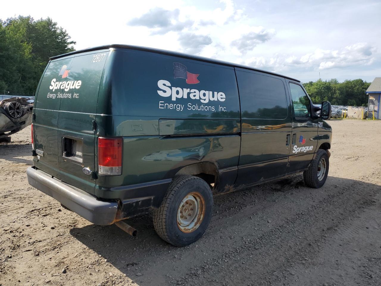 2007 Ford Econoline E250 Van Green vin: 1FTNE24W47DB40413