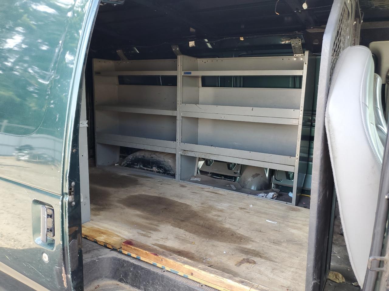 2007 Ford Econoline E250 Van Green vin: 1FTNE24W47DB40413