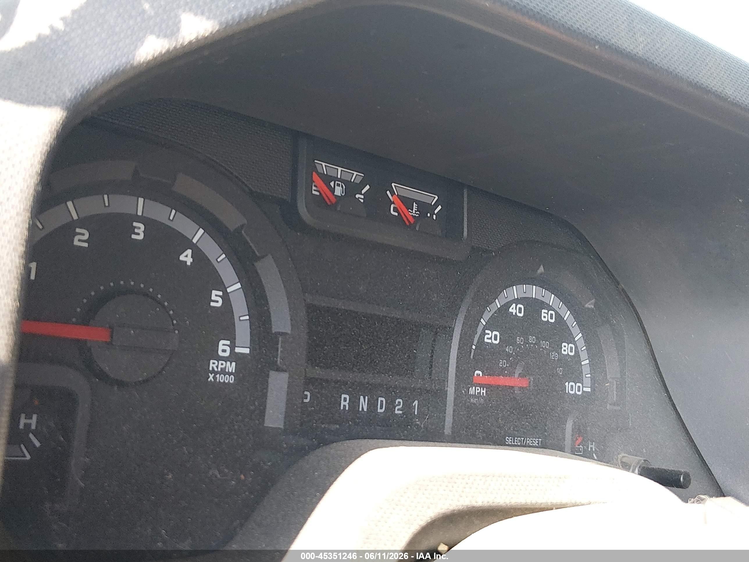 2009 Ford E-250 Commercial/recreational White vin: 1FTNE24W49DA29248