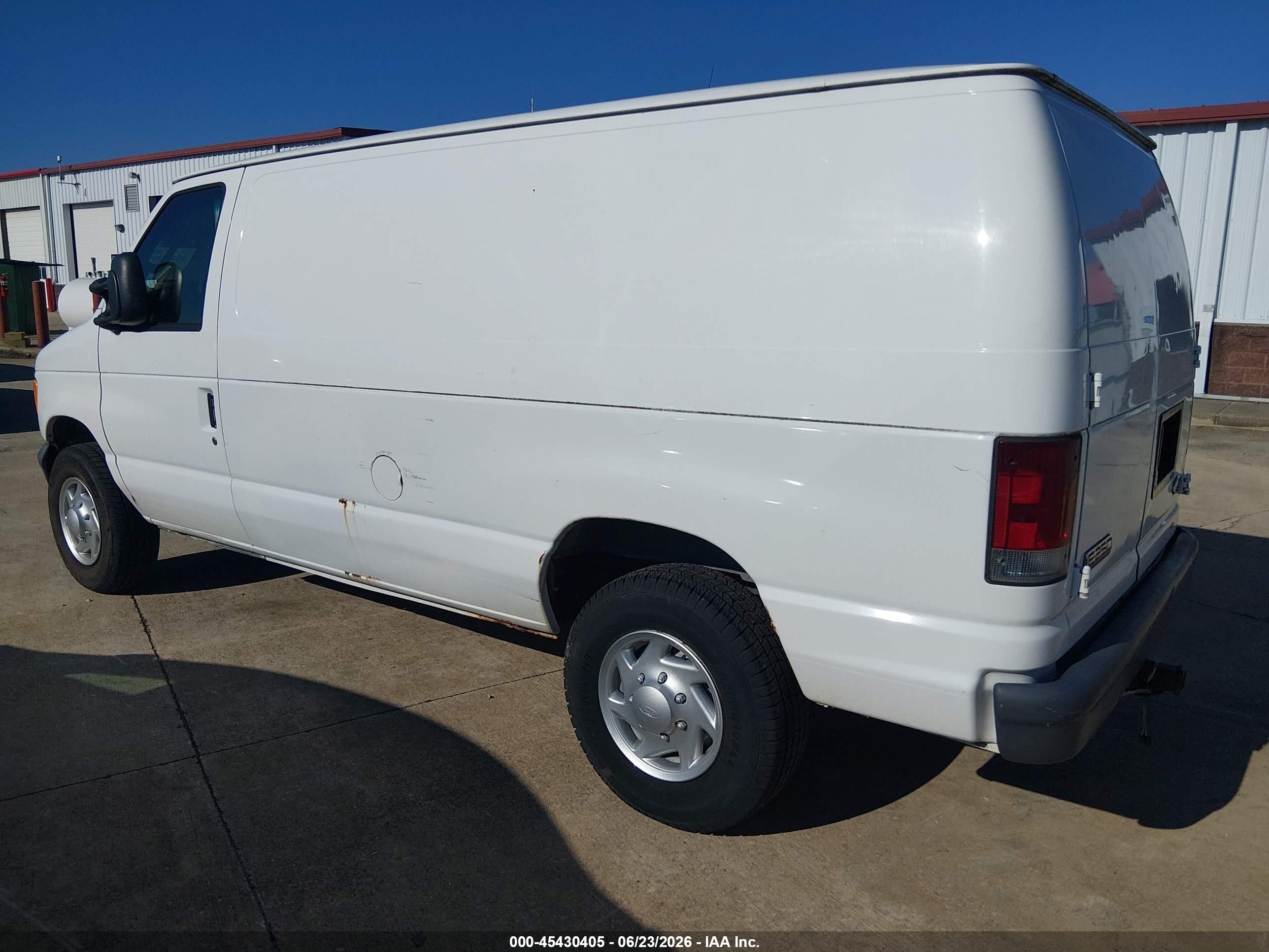 2007 Ford E-250 Commercial/recreational Белый vin: 1FTNE24W57DB30280