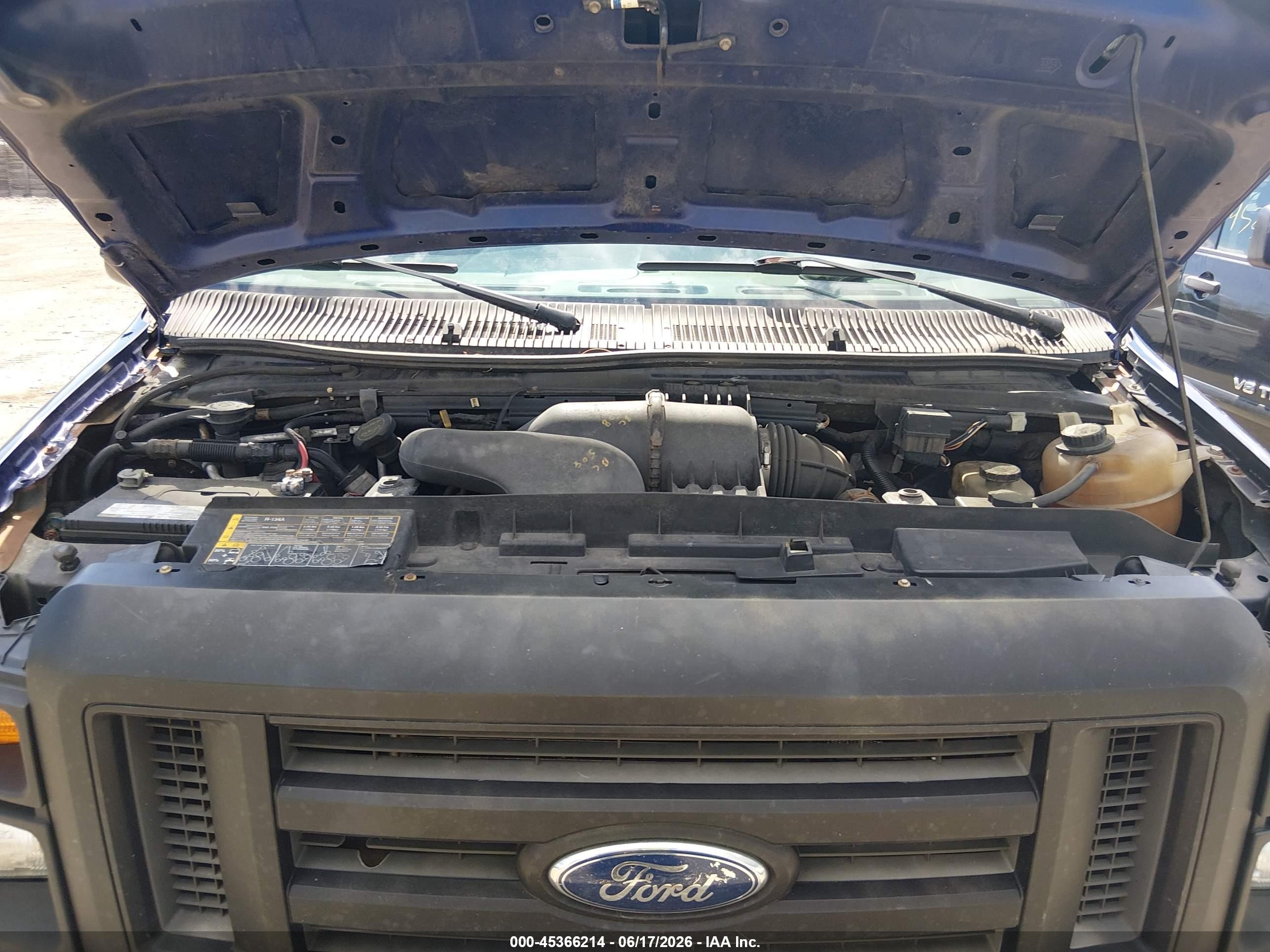 2008 Ford E-250 Commercial Blue vin: 1FTNE24W58DA15308