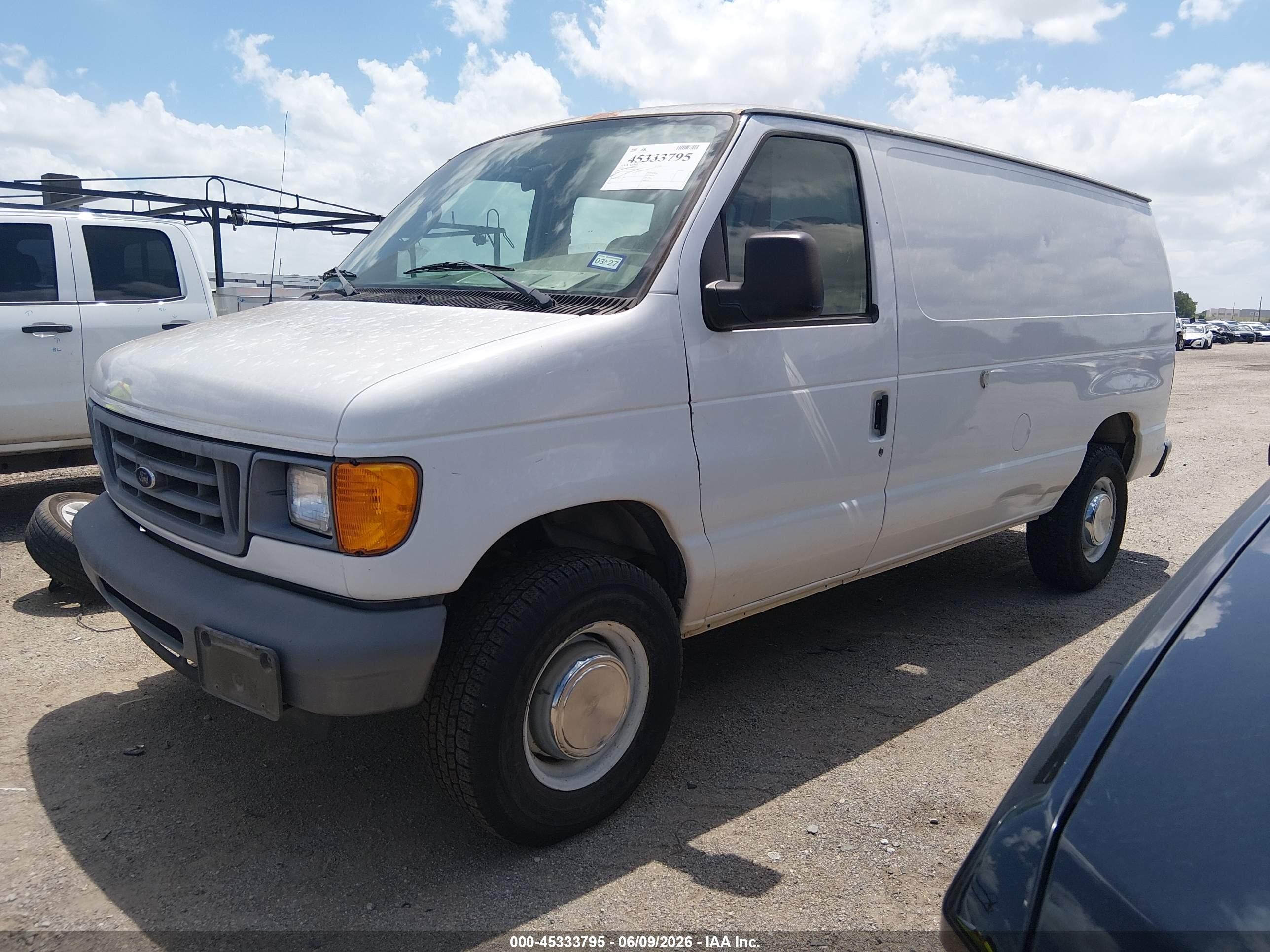 2006 Ford E-250 Commercial/recreational Белый vin: 1FTNE24W66DB23160