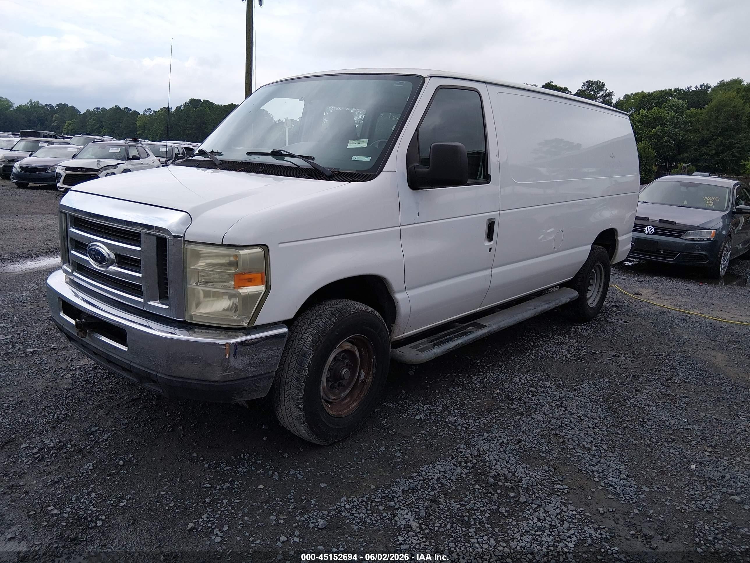 2009 Ford E-250 Commercial/recreational Белый vin: 1FTNE24W79DA45167