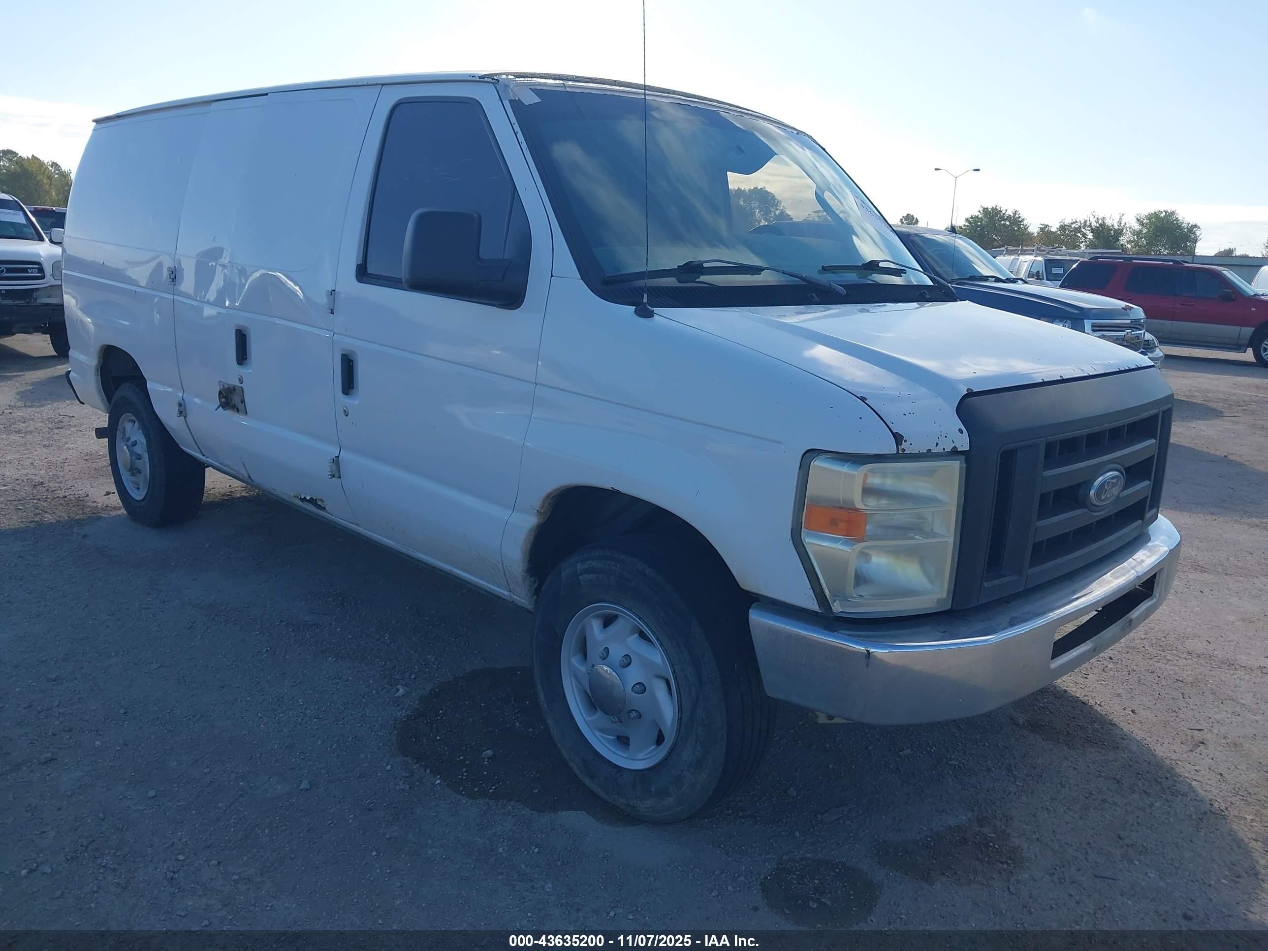 2009 Ford E-250 Commercial/recreational White vin: 1FTNE24W79DA45332
