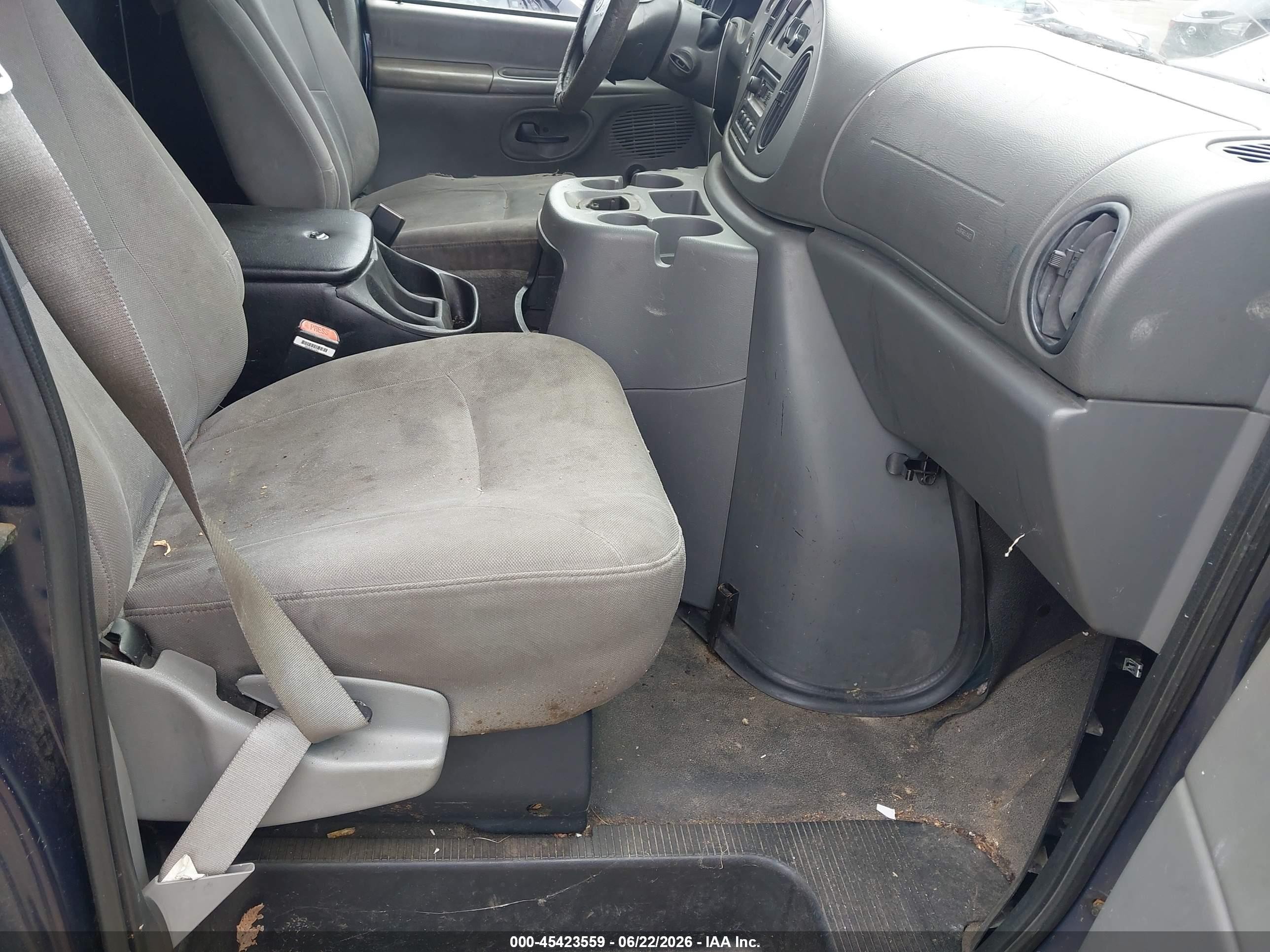 2005 Ford E-250 Commercial/recreational Dark Blue vin: 1FTNE24W95HB41286