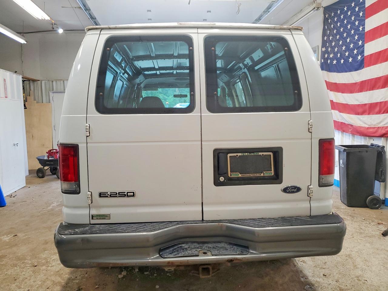 2006 Ford Econoline E250 Van White vin: 1FTNE24W96DA36384