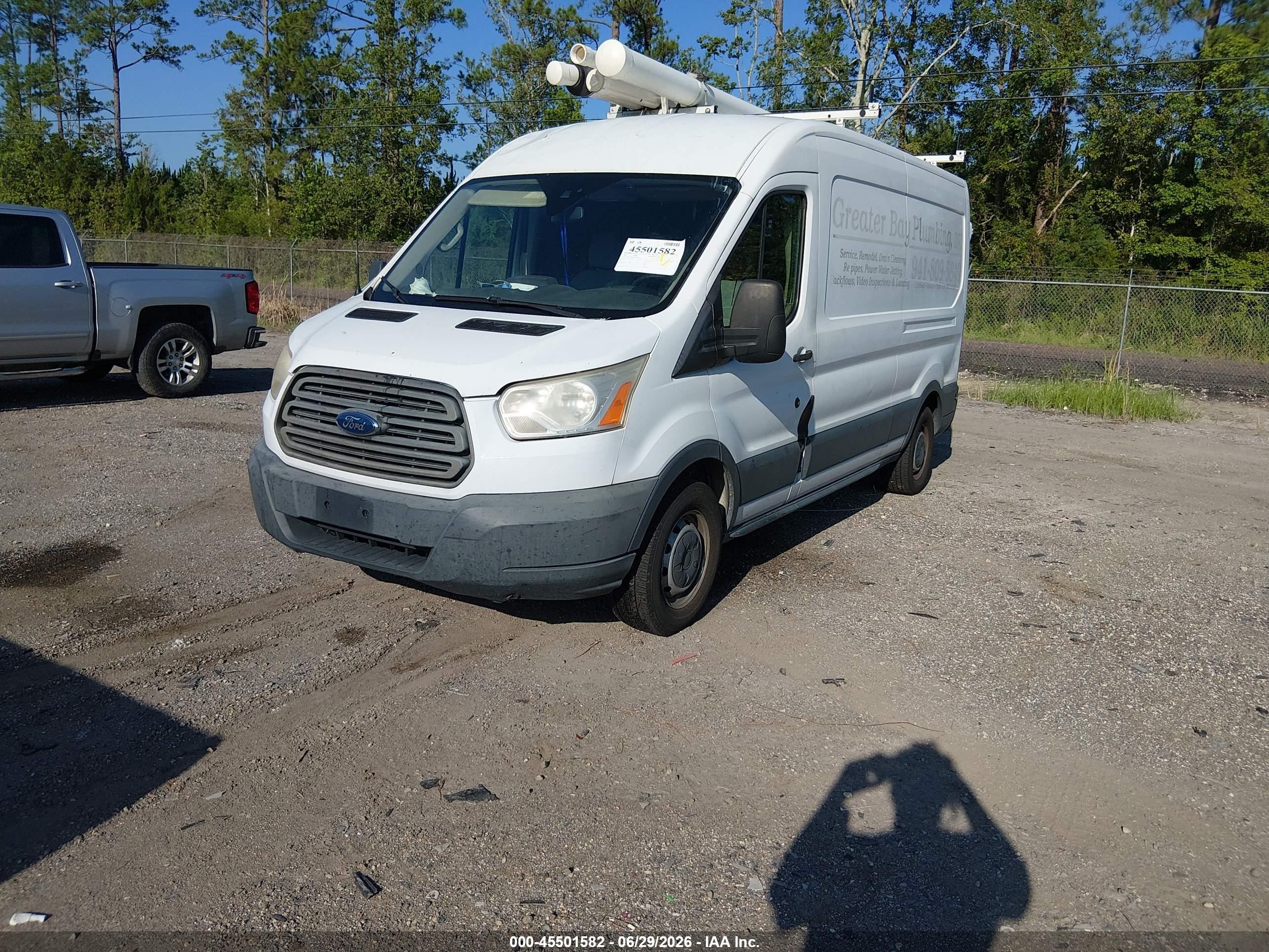 2015 Ford Transit-150 White vin: 1FTNE2CM1FKA06193