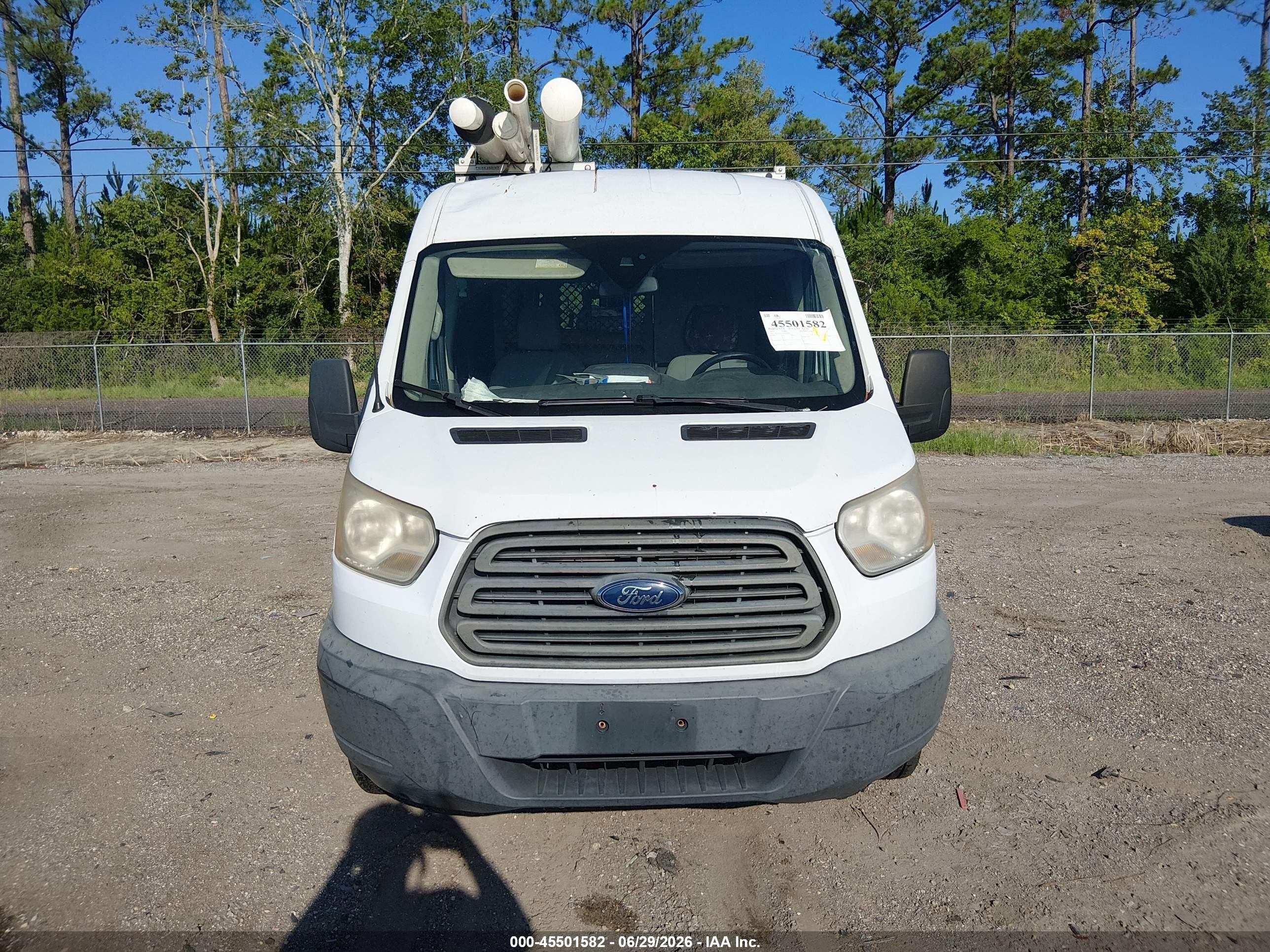 2015 Ford Transit-150 White vin: 1FTNE2CM1FKA06193