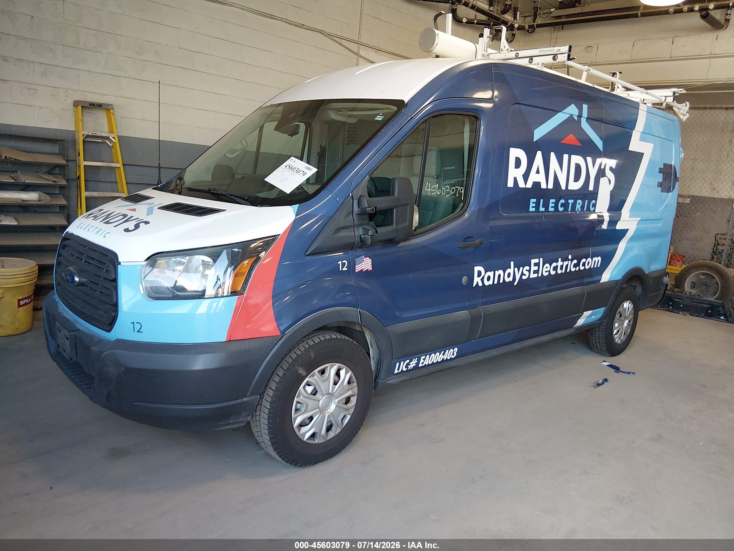 2015 Ford Transit-150   Blue vin: 1FTNE2CM2FKA03853