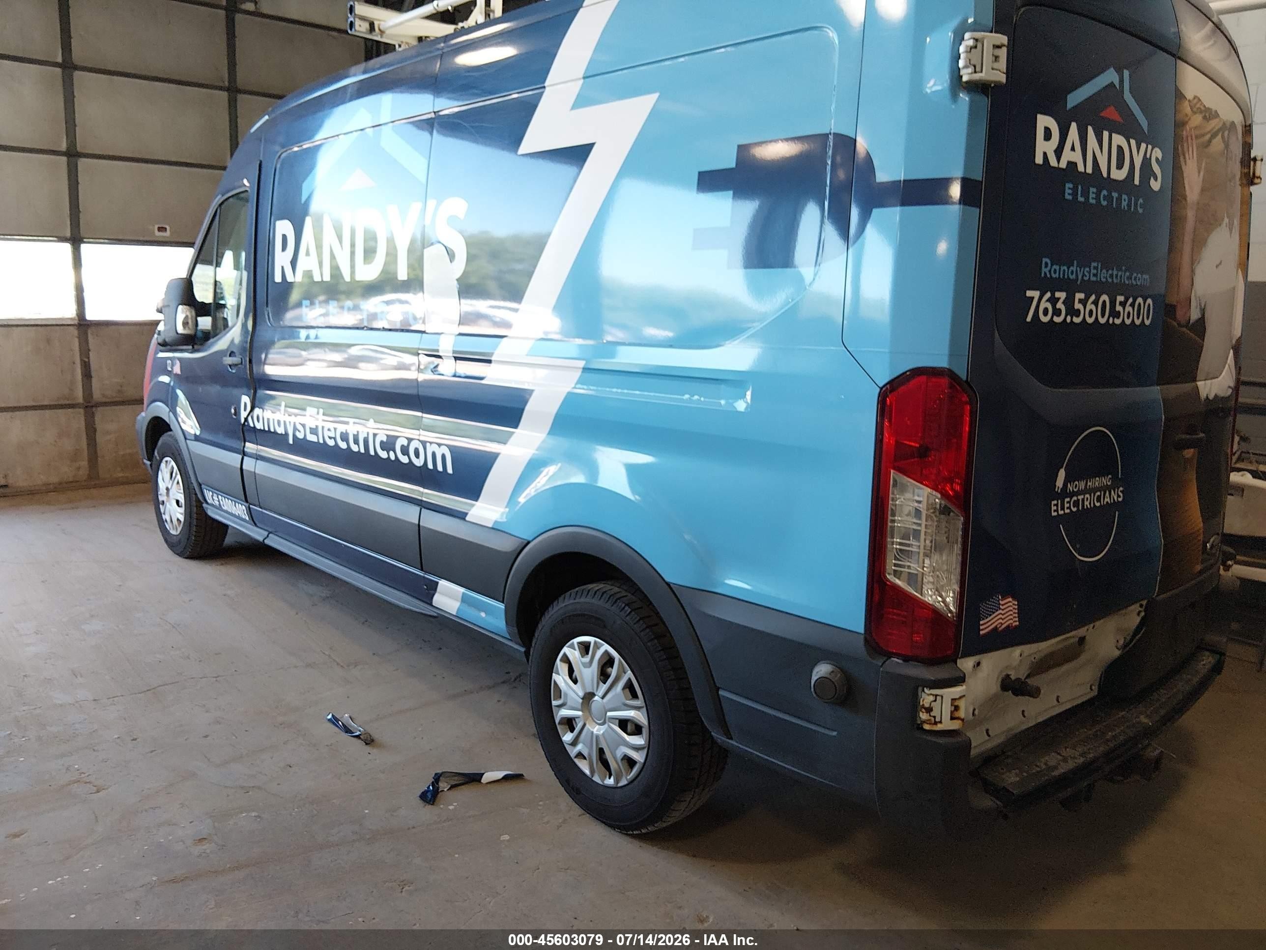 2015 Ford Transit-150   Blue vin: 1FTNE2CM2FKA03853