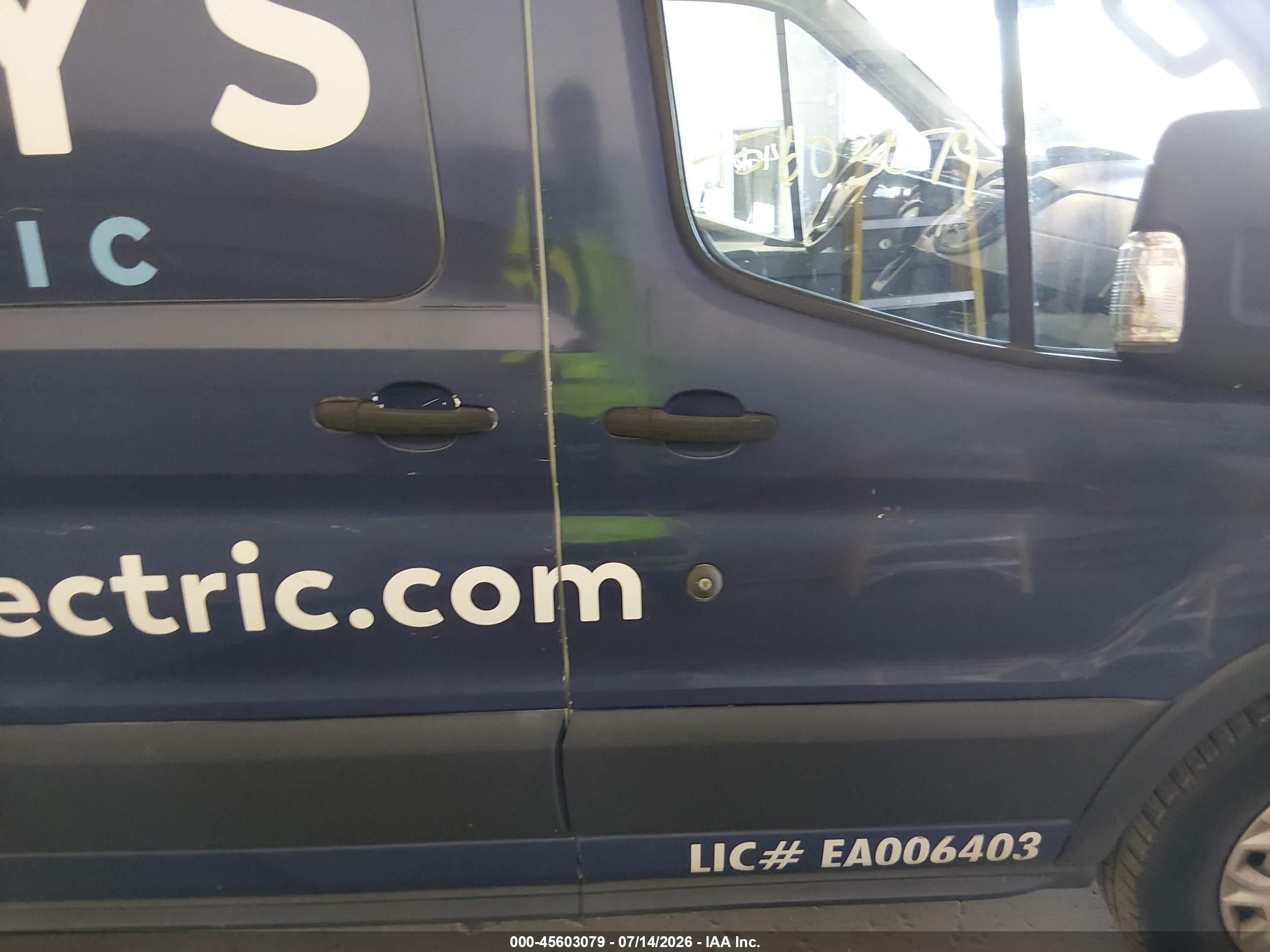 2015 Ford Transit-150   Blue vin: 1FTNE2CM2FKA03853