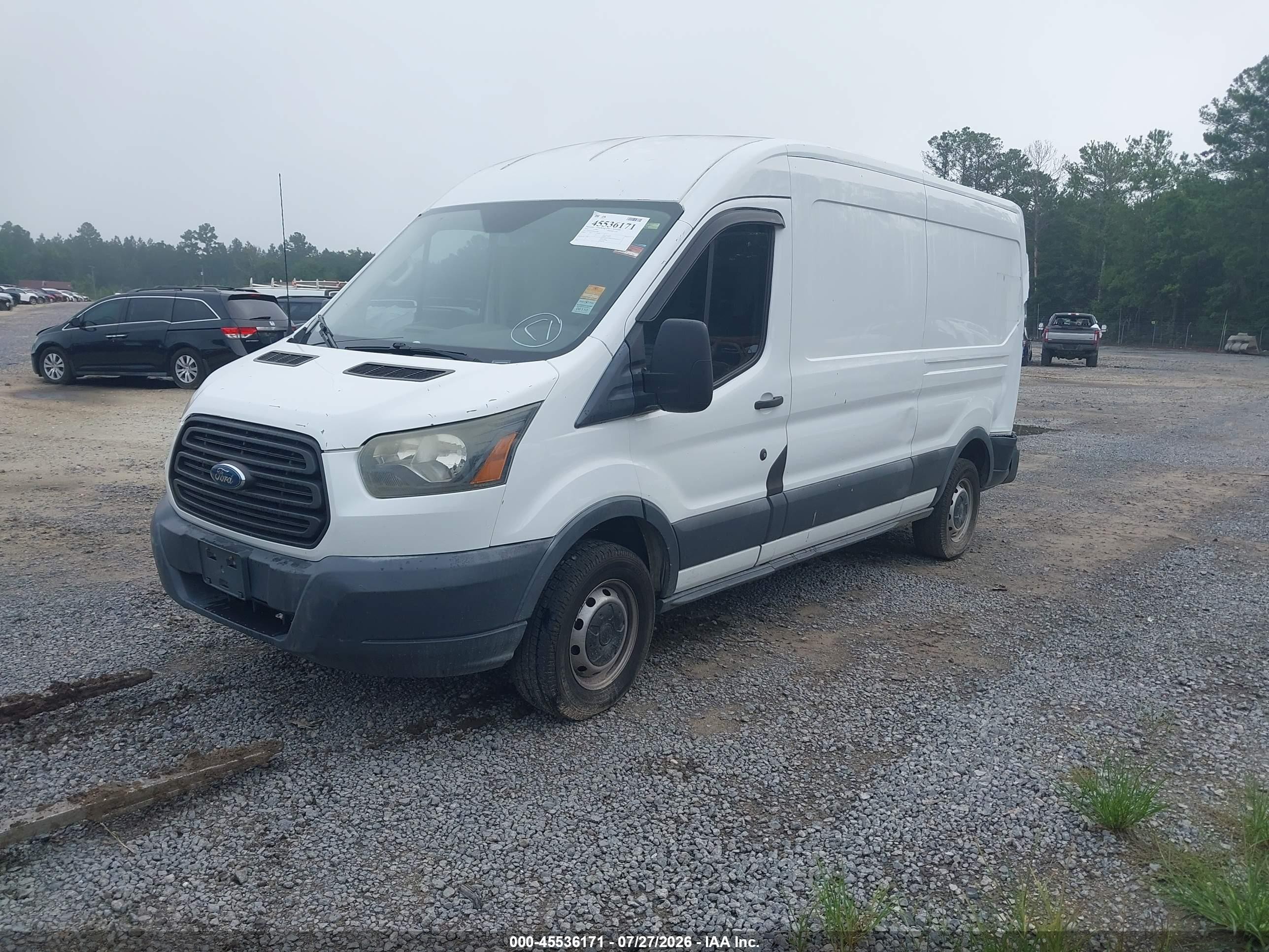 2015 Ford Transit-150 White vin: 1FTNE2CM2FKA22385
