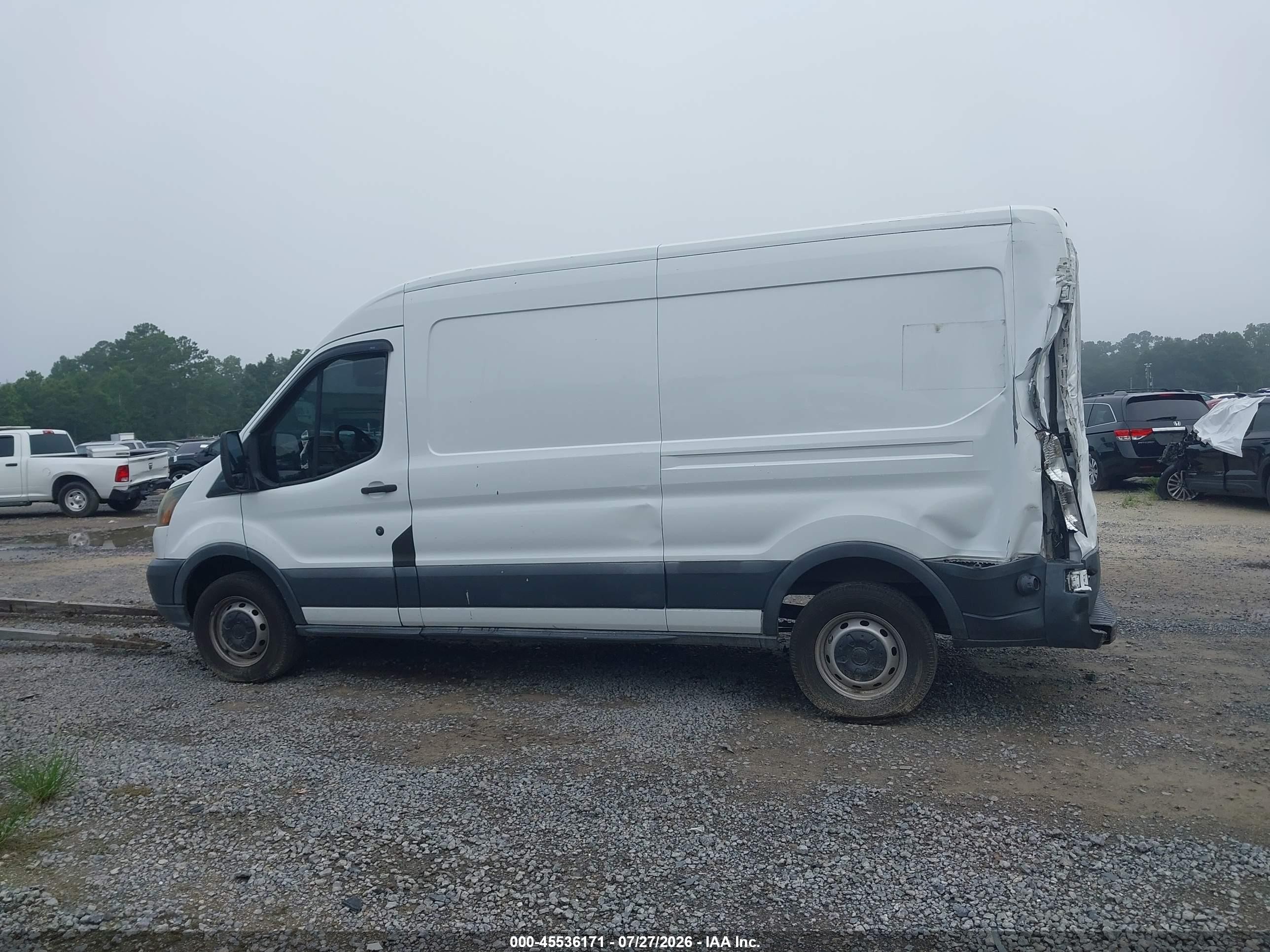 2015 Ford Transit-150 White vin: 1FTNE2CM2FKA22385