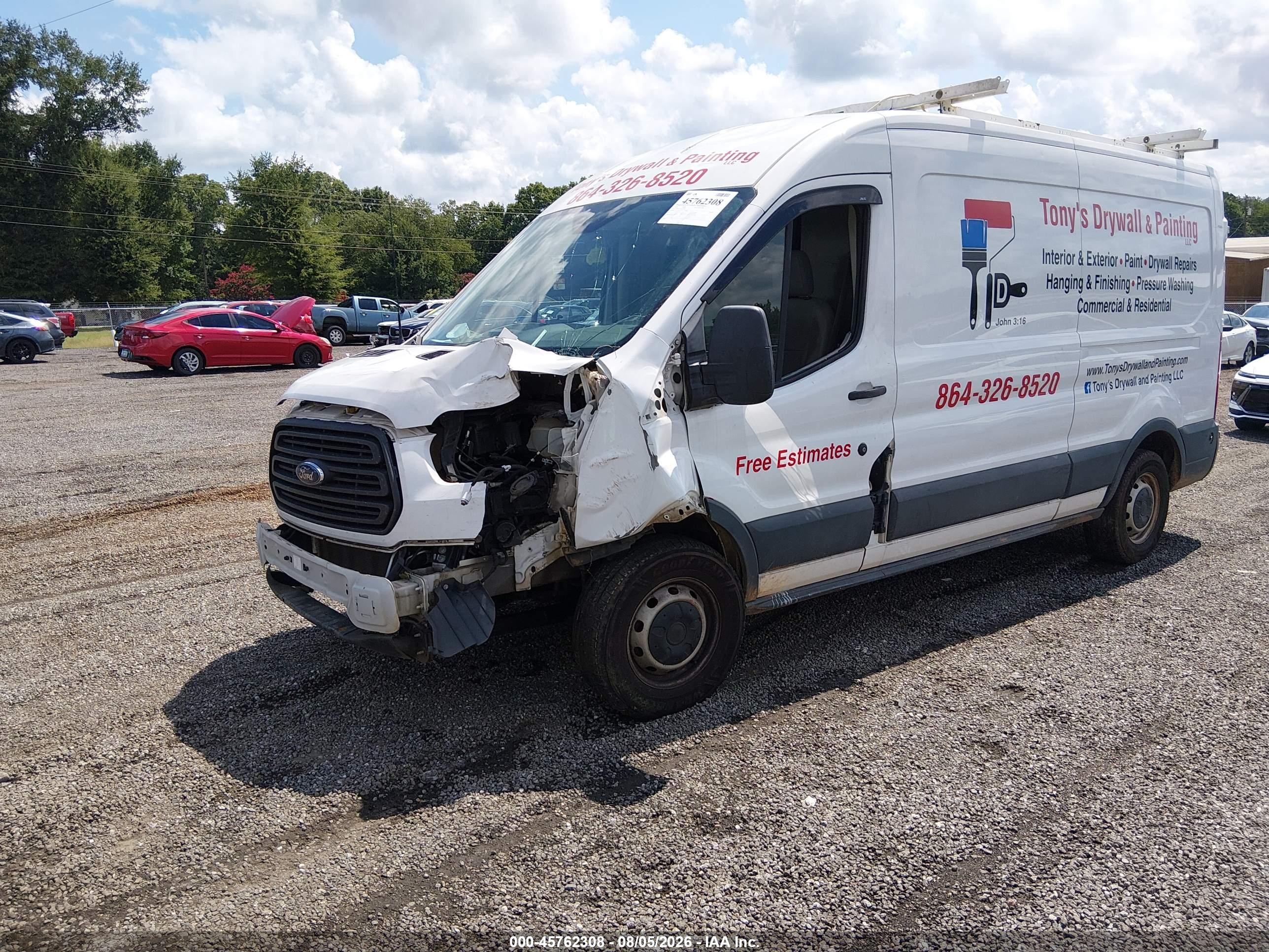 2015 Ford Transit-150   White vin: 1FTNE2CM3FKA93207