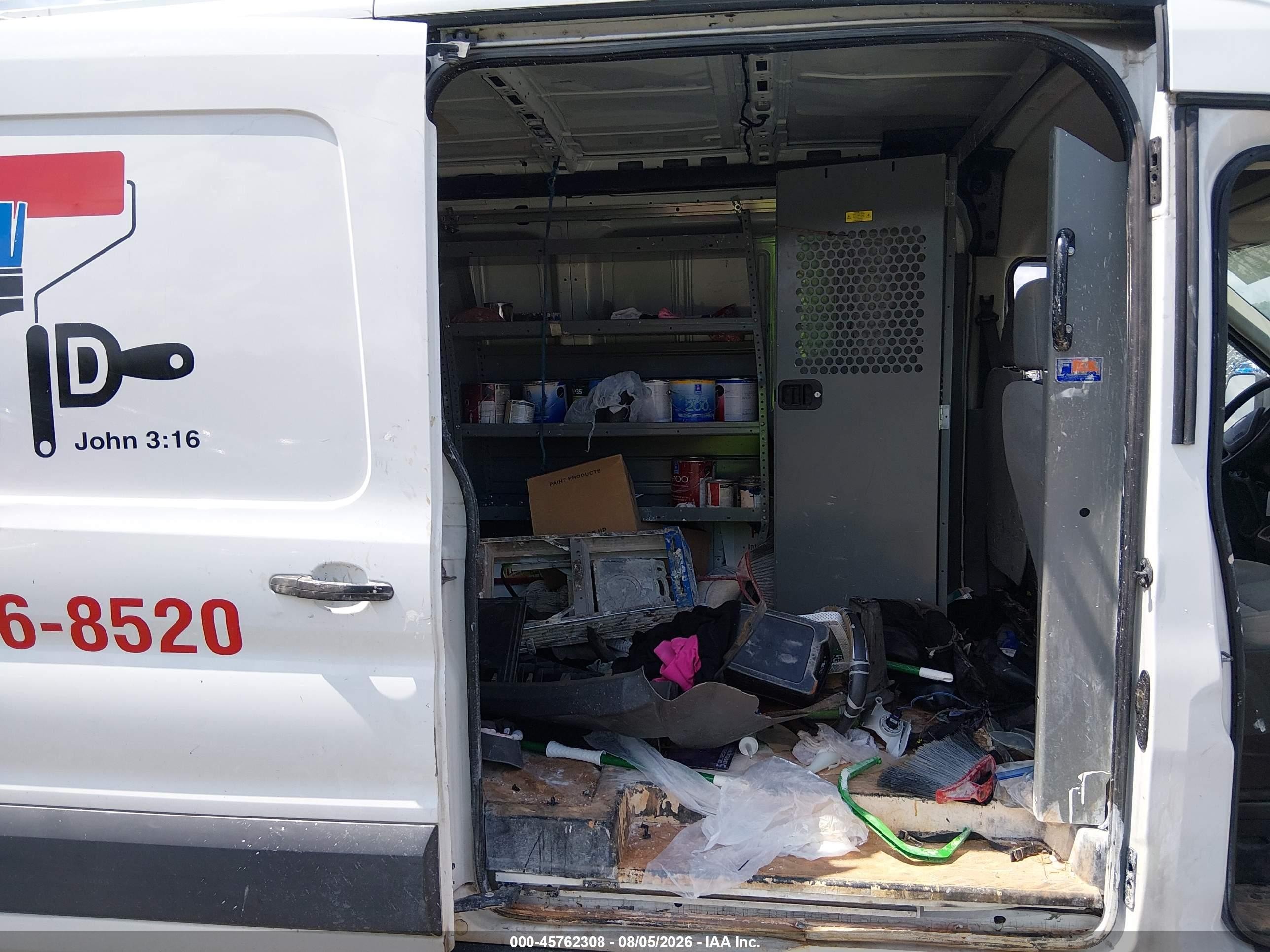 2015 Ford Transit-150   White vin: 1FTNE2CM3FKA93207
