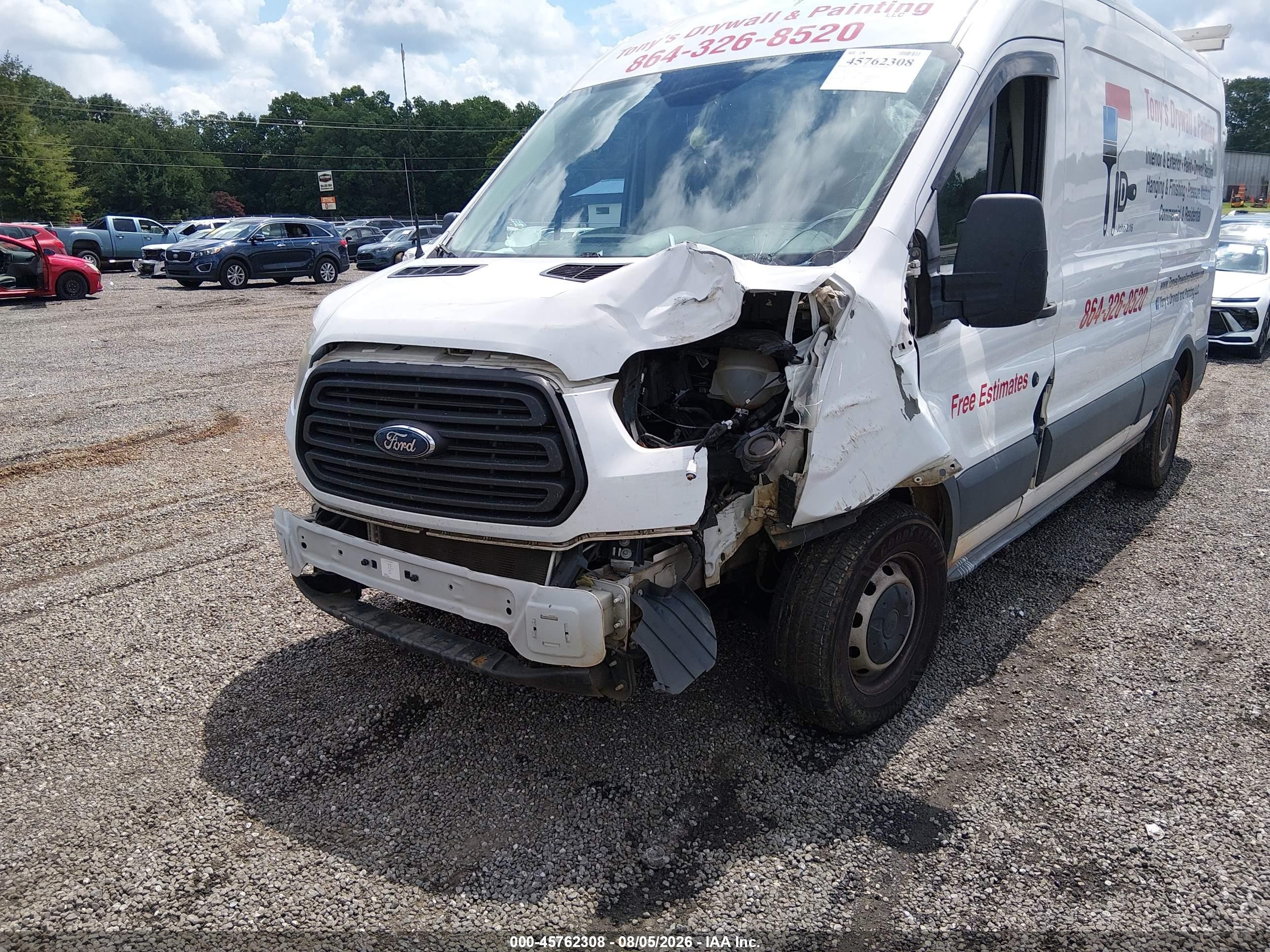 2015 Ford Transit-150   White vin: 1FTNE2CM3FKA93207